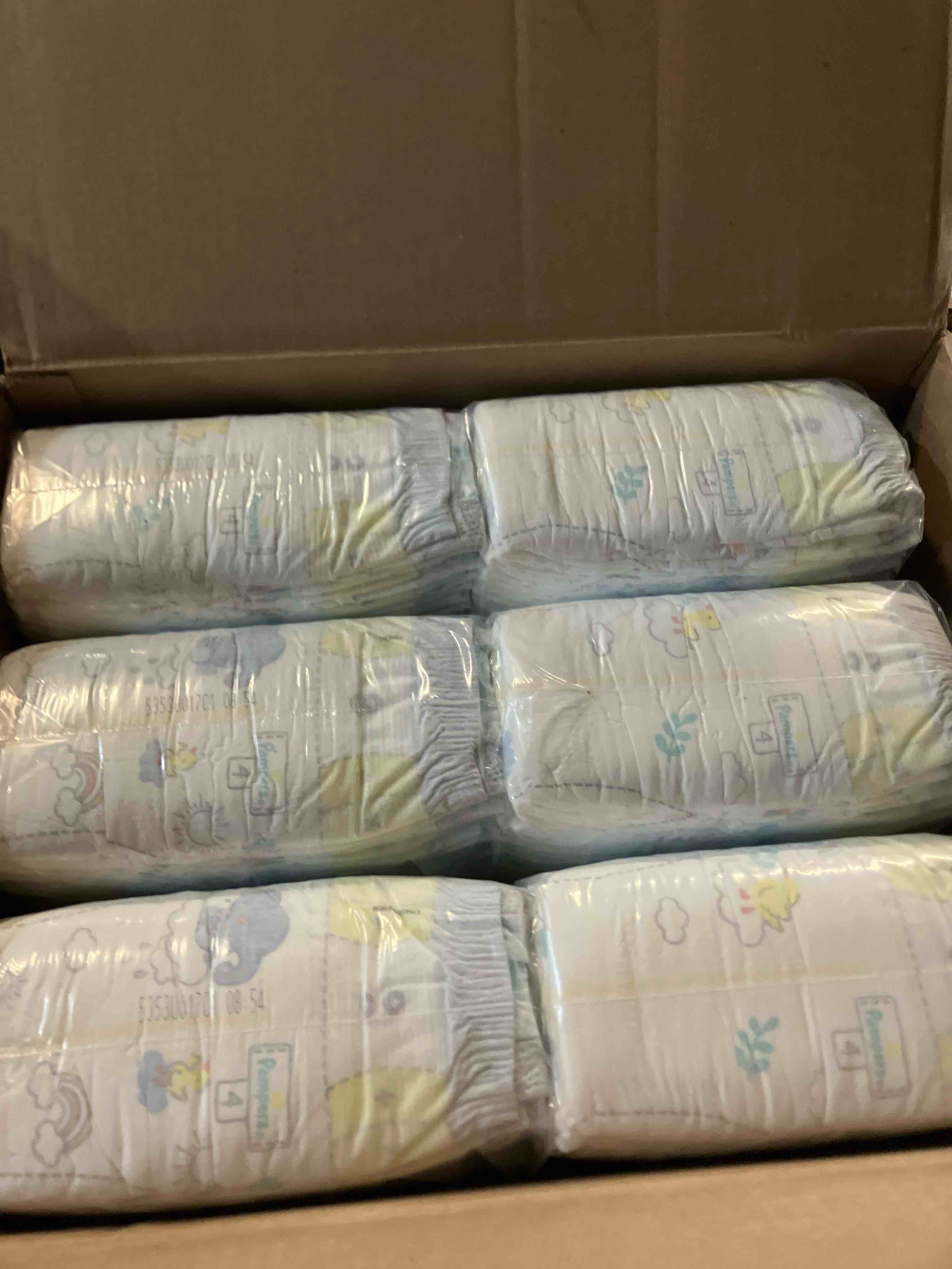 Condition photo showing New/Like New for Pampers Swaddlers Diapers Size 4  150 Count (Select for More Options)