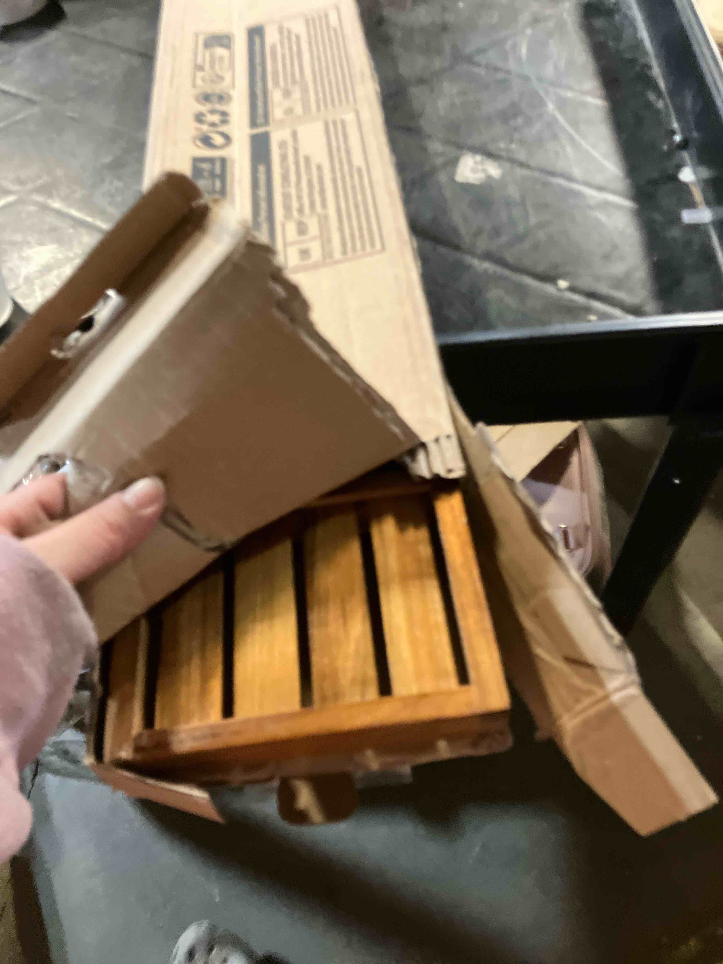 Condition photo showing New/Like New for VaeFae Teak Bathtub Tray, Wooden Bath Caddy for Bathtub, Bath Tub Wood Table for Tub 33.8" x 6" x 1.8"