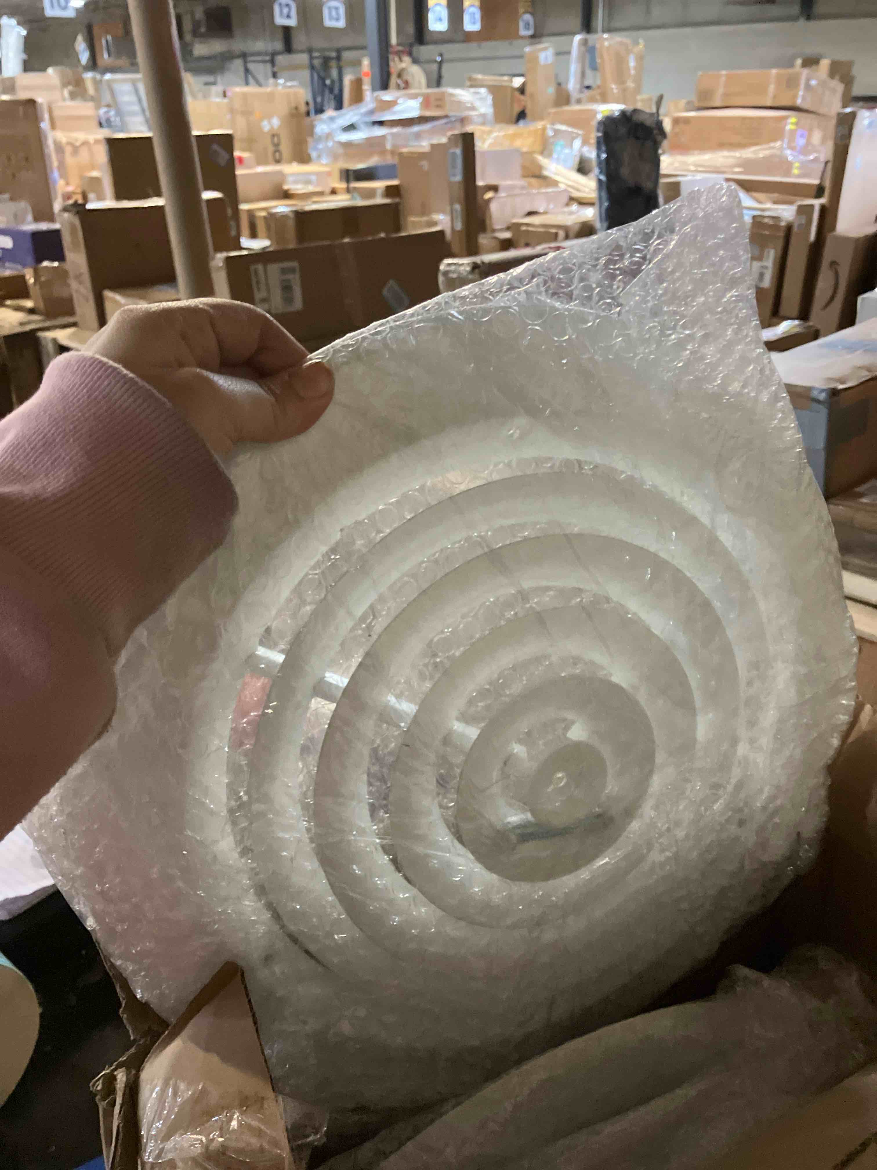 Condition photo showing New/Like New for Therwen 4 Pieces 10 Inch Round Vent Cover, Ceiling Diffuser HVAC Vent Duct Cover Replacement with Screws to Install, Fitting in 10 Inch Duct, Outer Dimensions: 13-15/16" 4 10 Inch