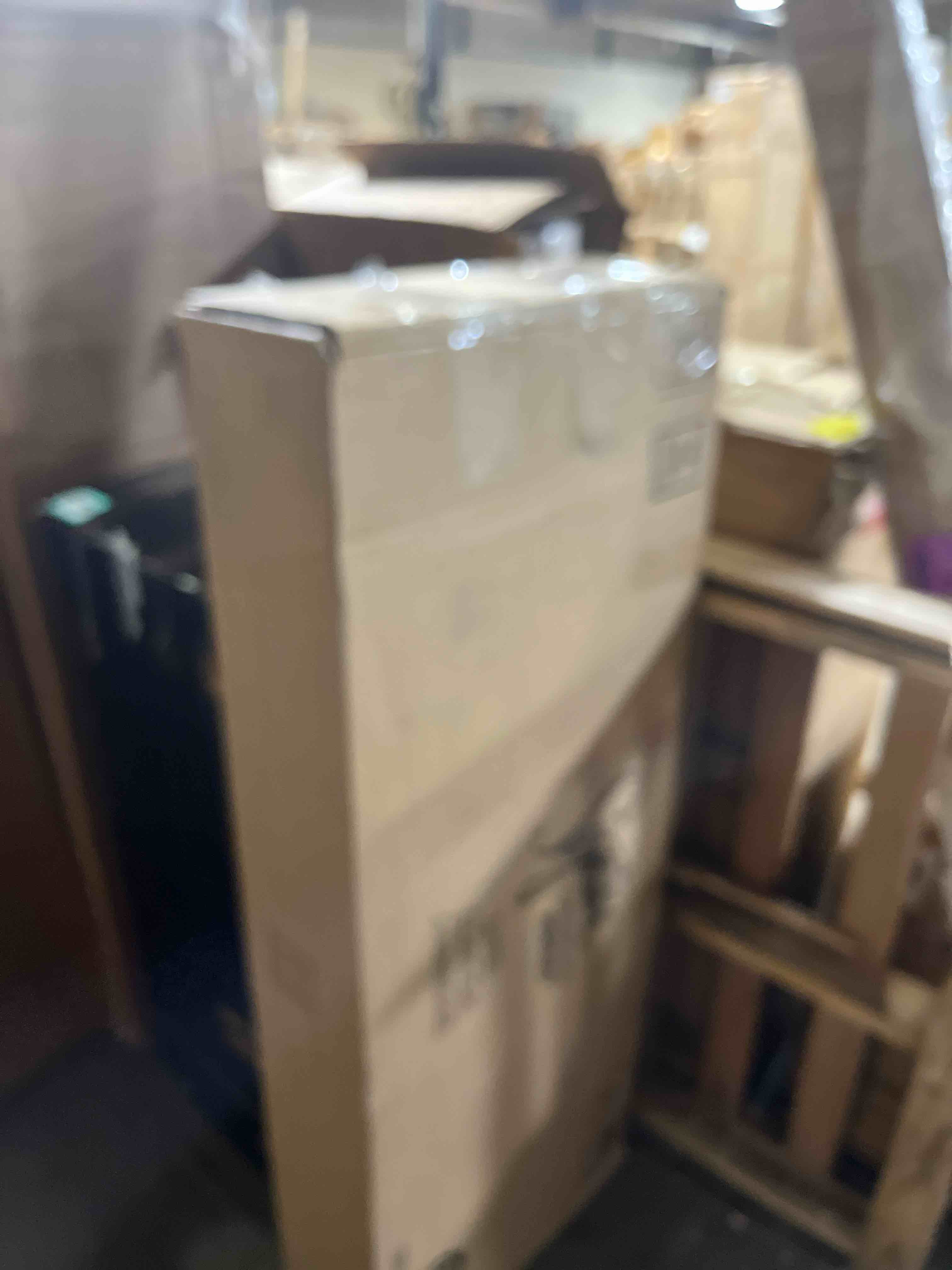 Condition photo showing New/Like New for signature design by ashley cabinella chest of drawers, 33" w x 20" d x 50" h, tan