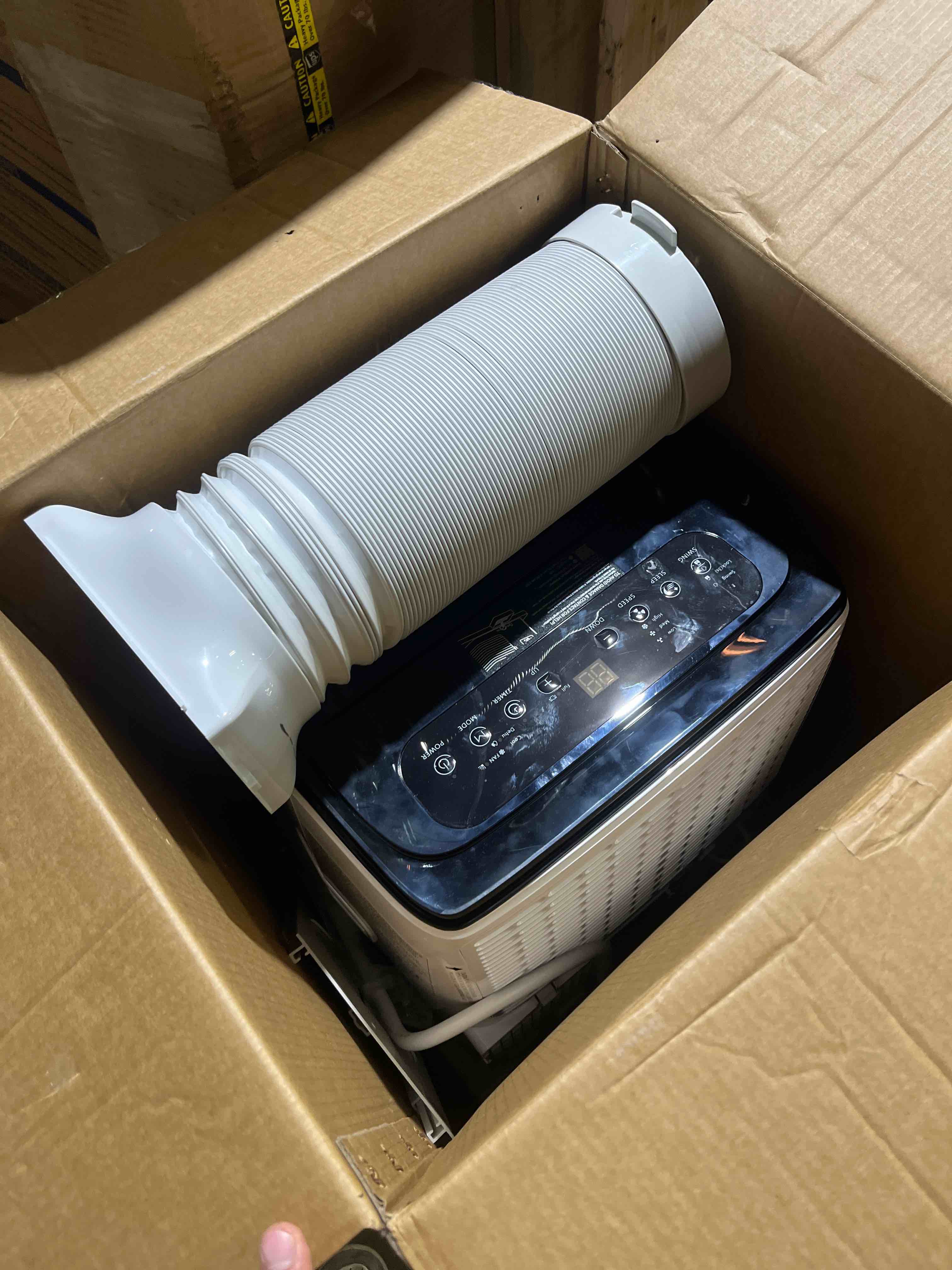 Condition photo showing Good Condition for 14000btu portable air conditioners with remote control, dehumidifier & fan mode, floor stand up cooling portable ac unit for large room up to 700 sq.ft, sleep,timer & auto swing function
