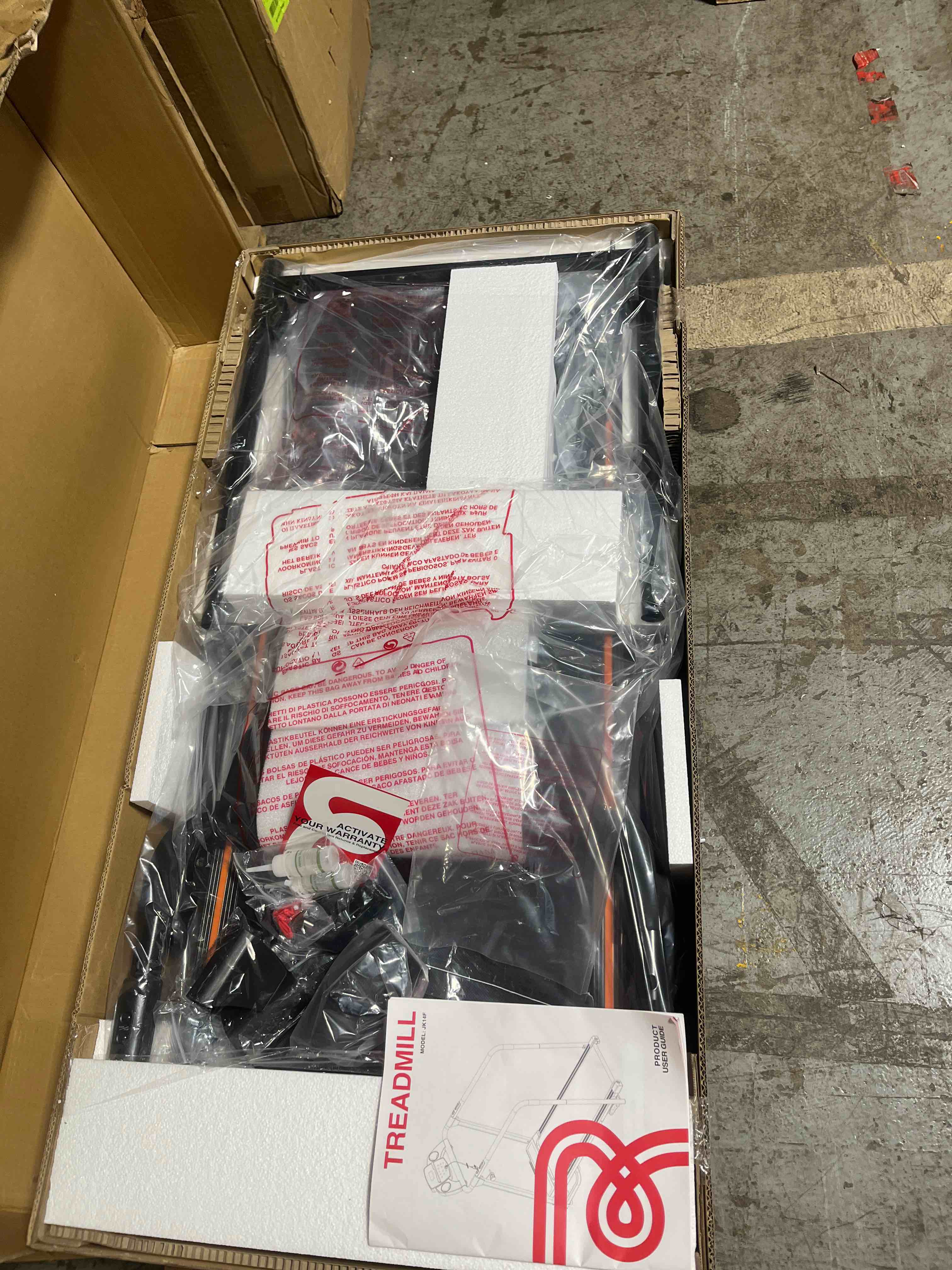 Condition photo showing New/Like New for redliro walking treadmill for seniors - foldable senior treadmill with 0%-2% incline, long handrails - 300 lbs capacity home recovery fitness exercise machine for elder, mute & qucik speed button