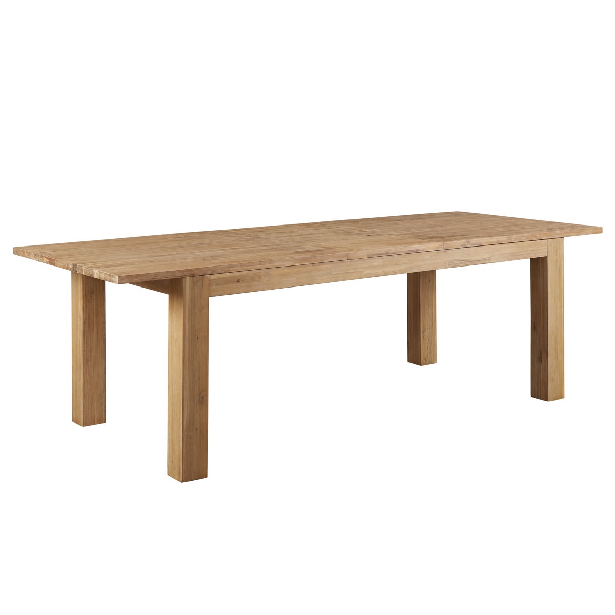 Bozrah Extendable Acacia Solid Wood Dining Table By Beachcrest Home™