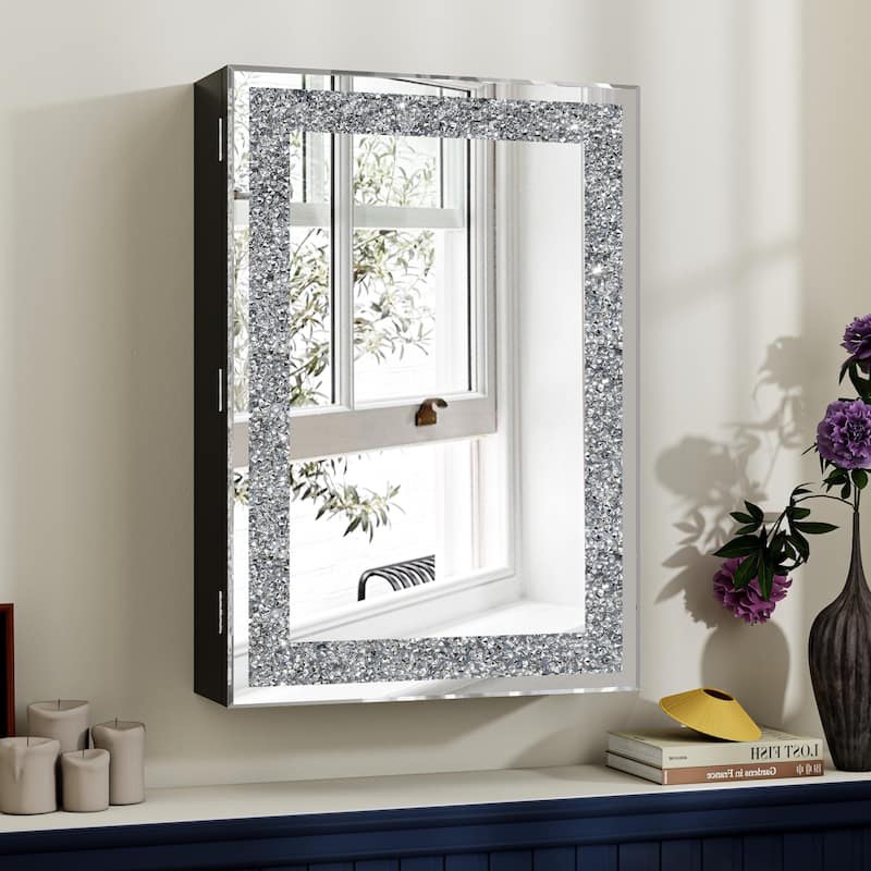 Rectangular Mirrored Medicine Cabinet bySHYFOY