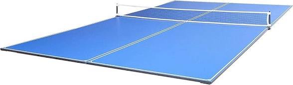 joola ping pong conversion top with net set for billiard and pool tables - regulation top converts billiards into ping pong table 
