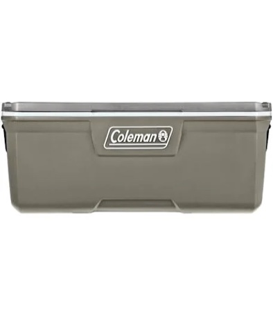 coleman 316 series 120qt hard chest cooler  silver ash