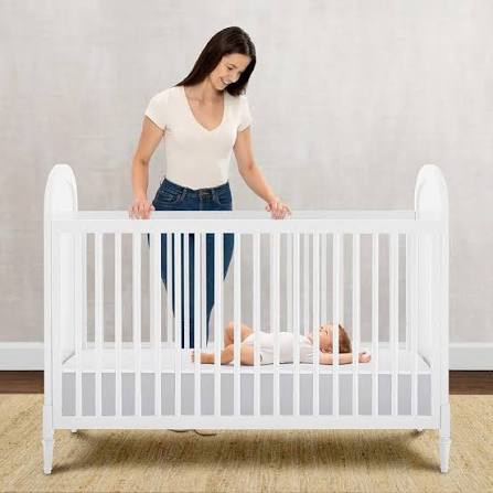 serta perfect start breathable limited two -stage crib mattress and toddler mattress - breathable cover and fiber core, machine washable cover, waterproof