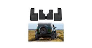 KEWISAUTO Mud Flaps for Ford Bronco 2021-2023, Upgraded Front Rear Mudflaps Splash Guard Mudguard for Ford Bronco 2 Door 4 Door 2021 2022 2023 Accessories (No Drilling, 4PCS)
