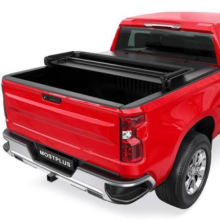 ZAPOSTS Hard Tri-Fold Truck Bed Tonneau Cover Compatible for 2015-2023 Chevrolet Colorado Crew 5'2" Bed
