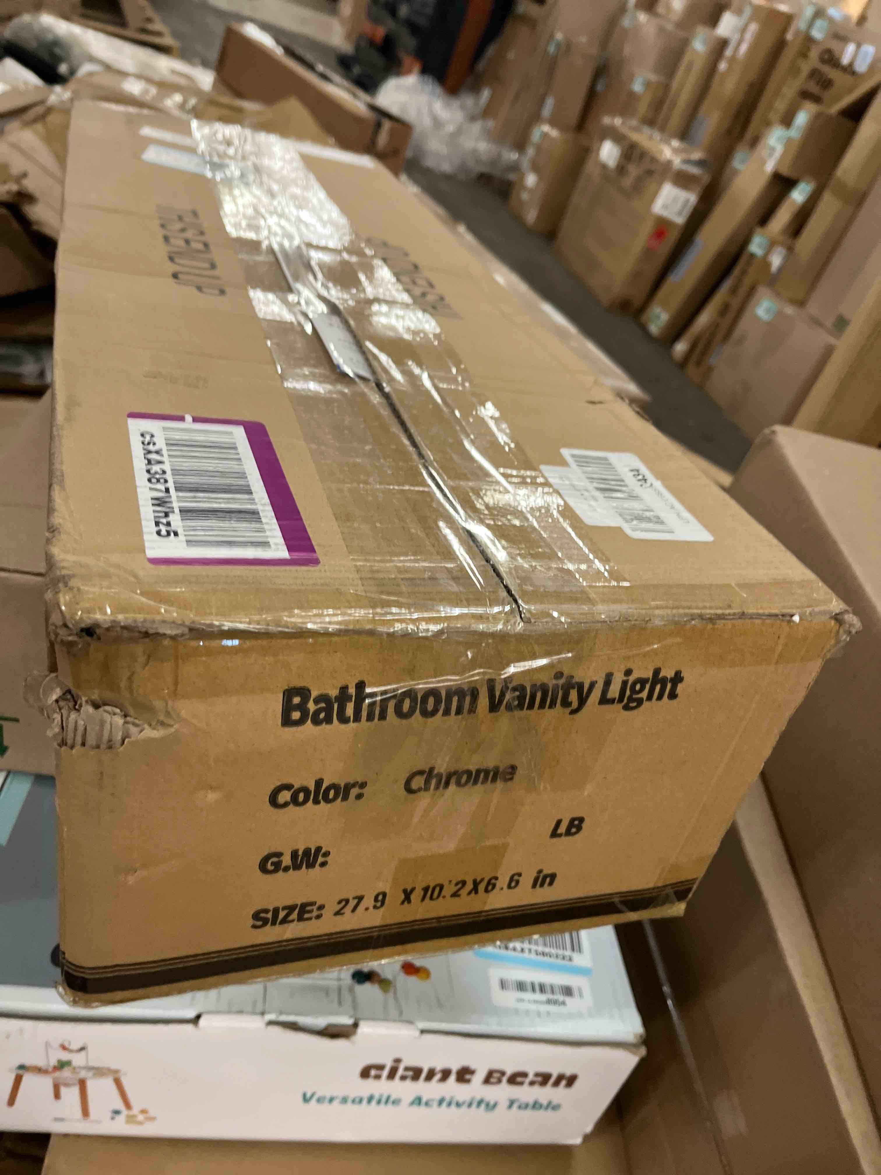 Condition photo showing New/Like New for indoi 4 light bathroom light fixtures, chrome vanity lights with clear glass shades, modern bathroom light fixtures over mirror, modern bathroom wall lamp for mirror living room cabinet