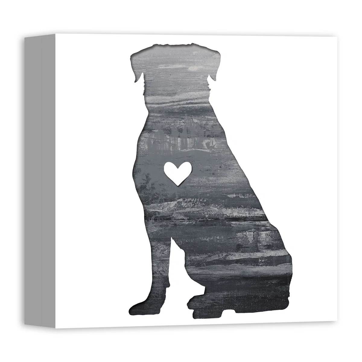 Condition photo showing New/Like New for  " ink silhouette rottweiler "