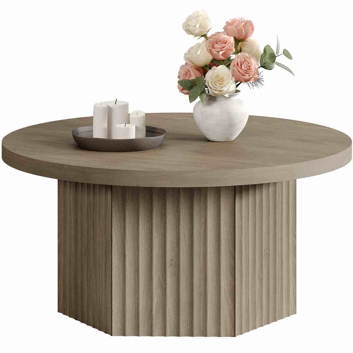 Condition photo showing Good Condition for cesiro modern round coffee table top