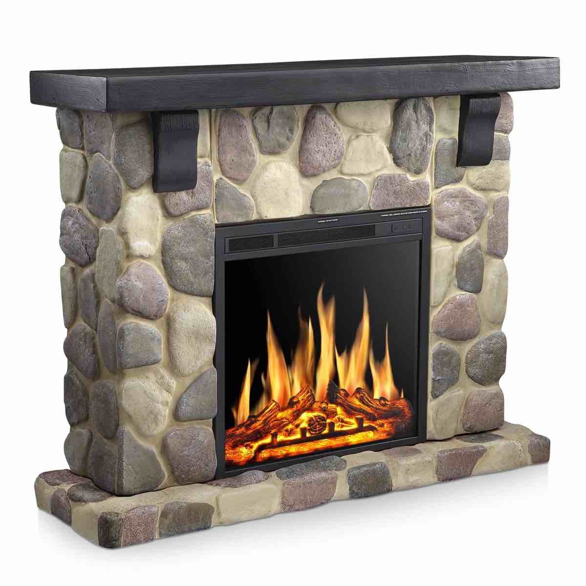 Condition photo showing New/Like New for rangler 48.5''w electric fireplace insert