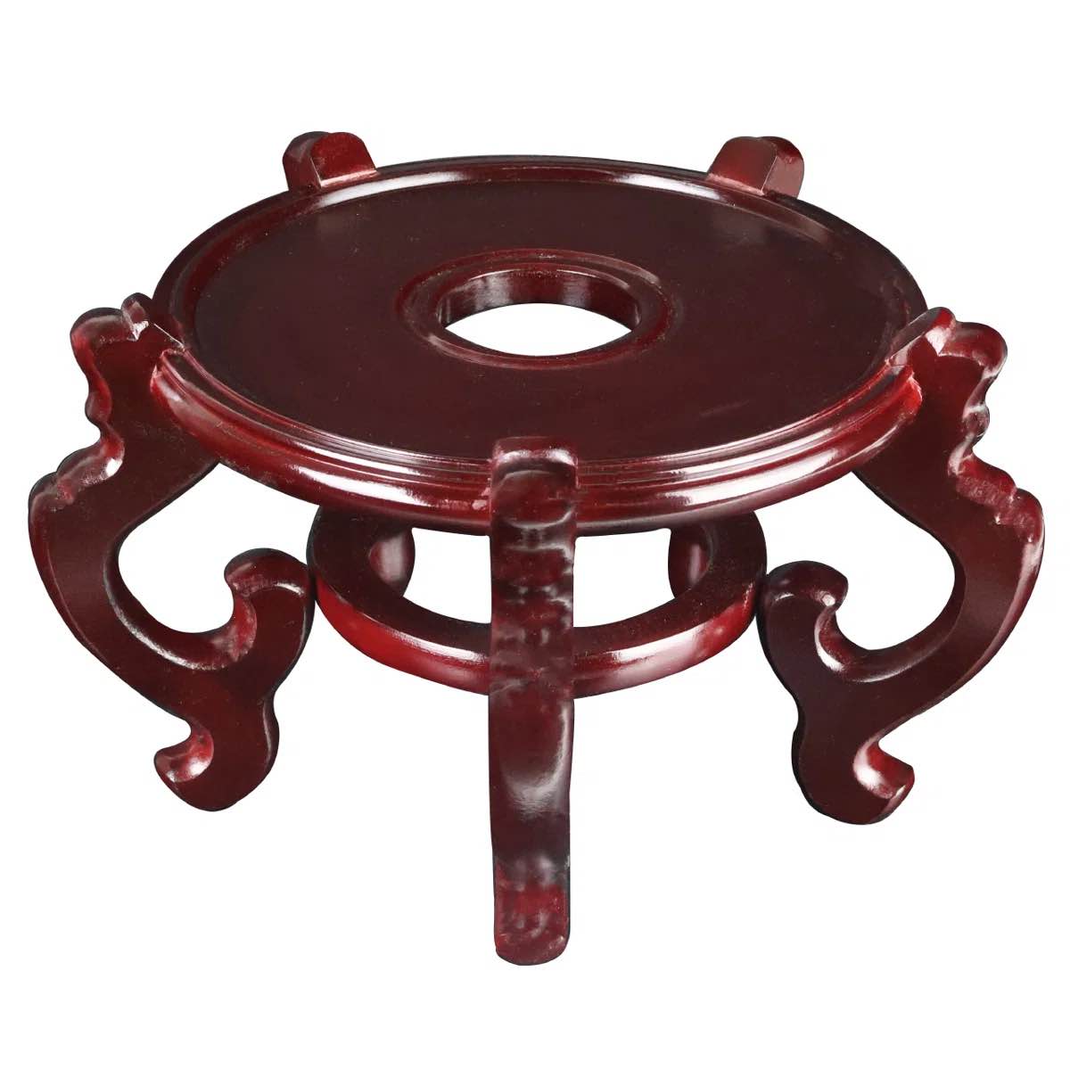 Condition photo showing New/Like New for oriental rosewood fish bowl stand