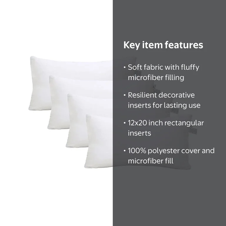 Condition photo showing New/Like New for phantoscope outdoor pillow inserts - pack of 4 square form water resistant decorative throw pillows (set of 4)