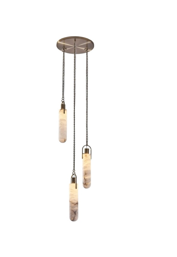 Condition photo showing New/Like New for flint additions multi light pendant by kalco lighting