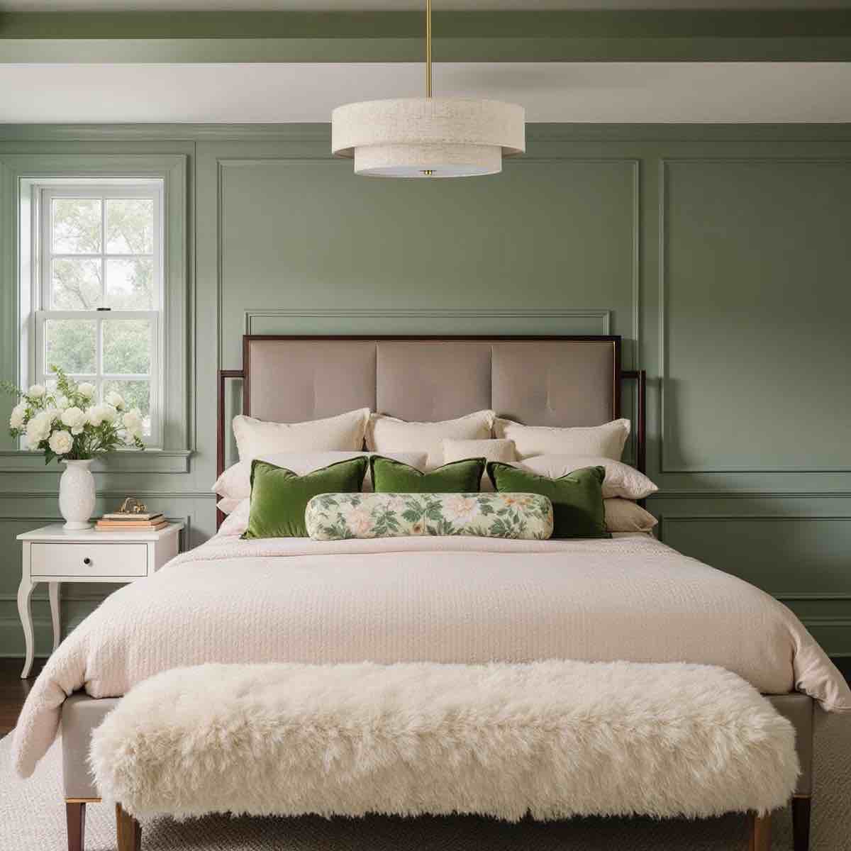maskell 4-light fabric semi flush mount ceiling light chandelier