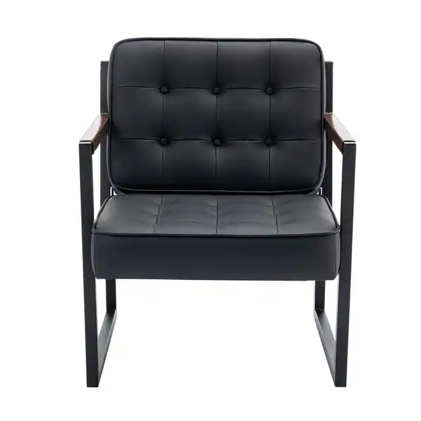 Condition photo showing New/Like New for billings faux leather armchair