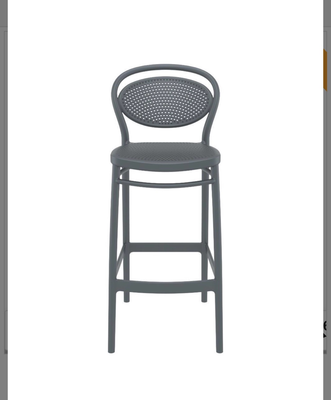 Condition photo showing New/Like New for farrah outdoor stool (set of 2)