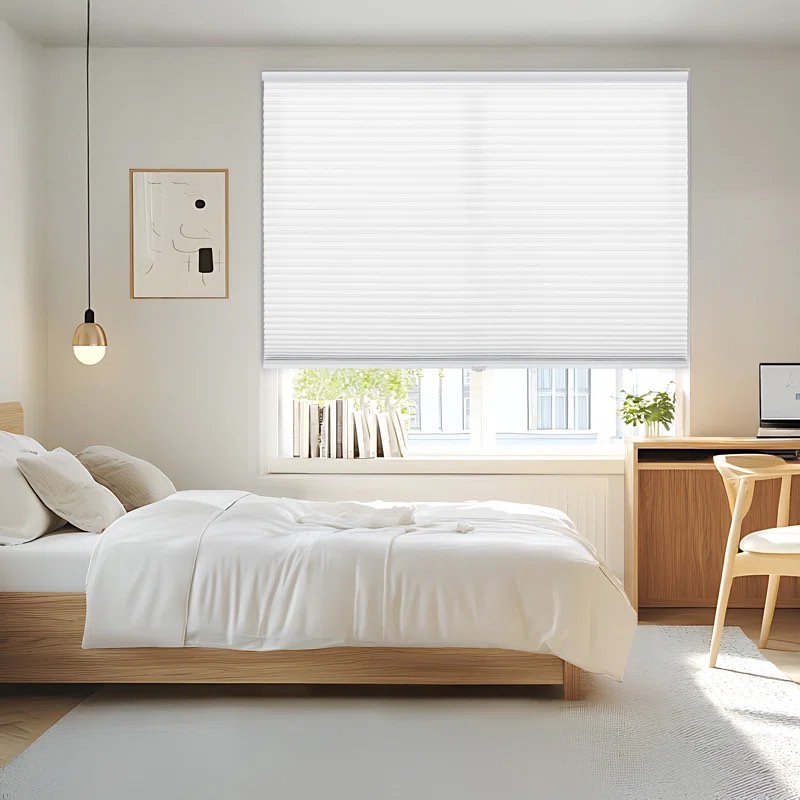 1 inch cordless semi-sheer light filtering cellular shade