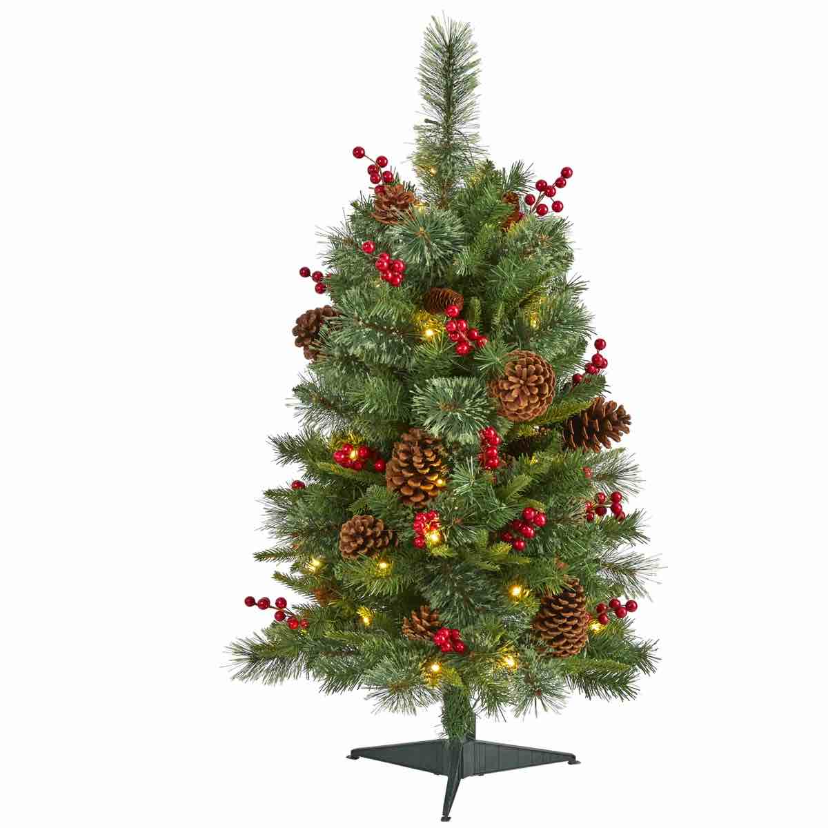 Condition photo showing New/Like New for easy set-up lighted christmas tree
