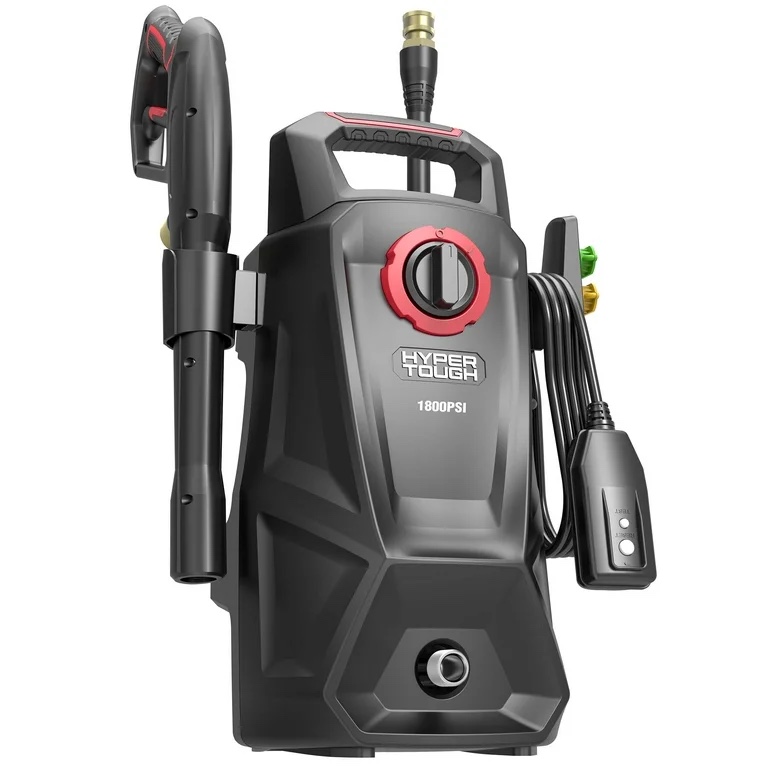 hyper tough 1800 psi 1.2 gpw 120v electric powered pressure washer