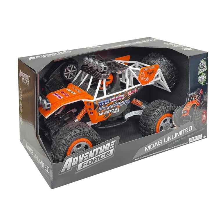 Condition photo showing New/Like New for adventure force 1:14 moab unlimited radio controlled vehicle