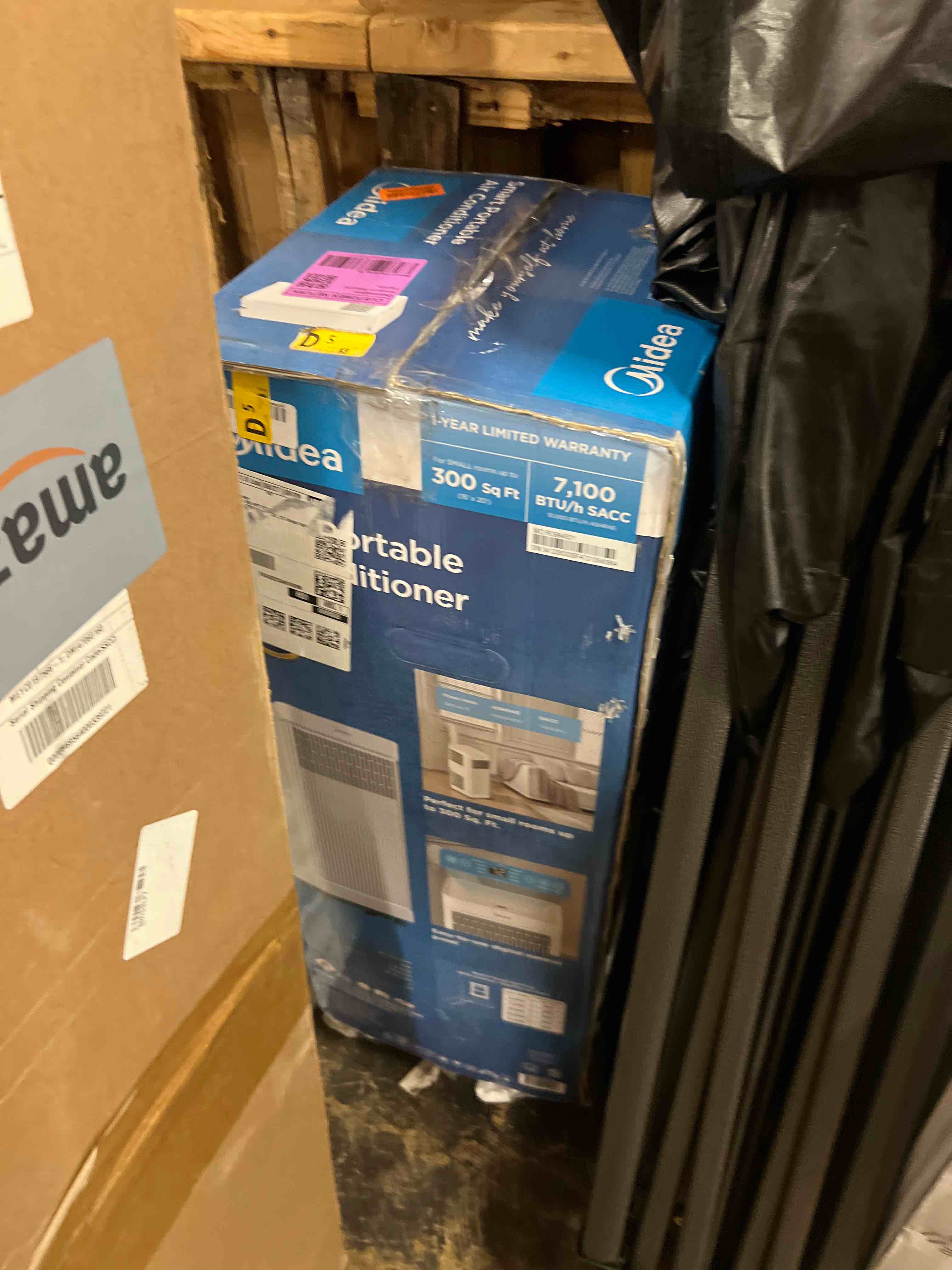 Condition photo showing New/Like New for midea map07s1awt-a air conditioner, 10,000 btu-smart, white