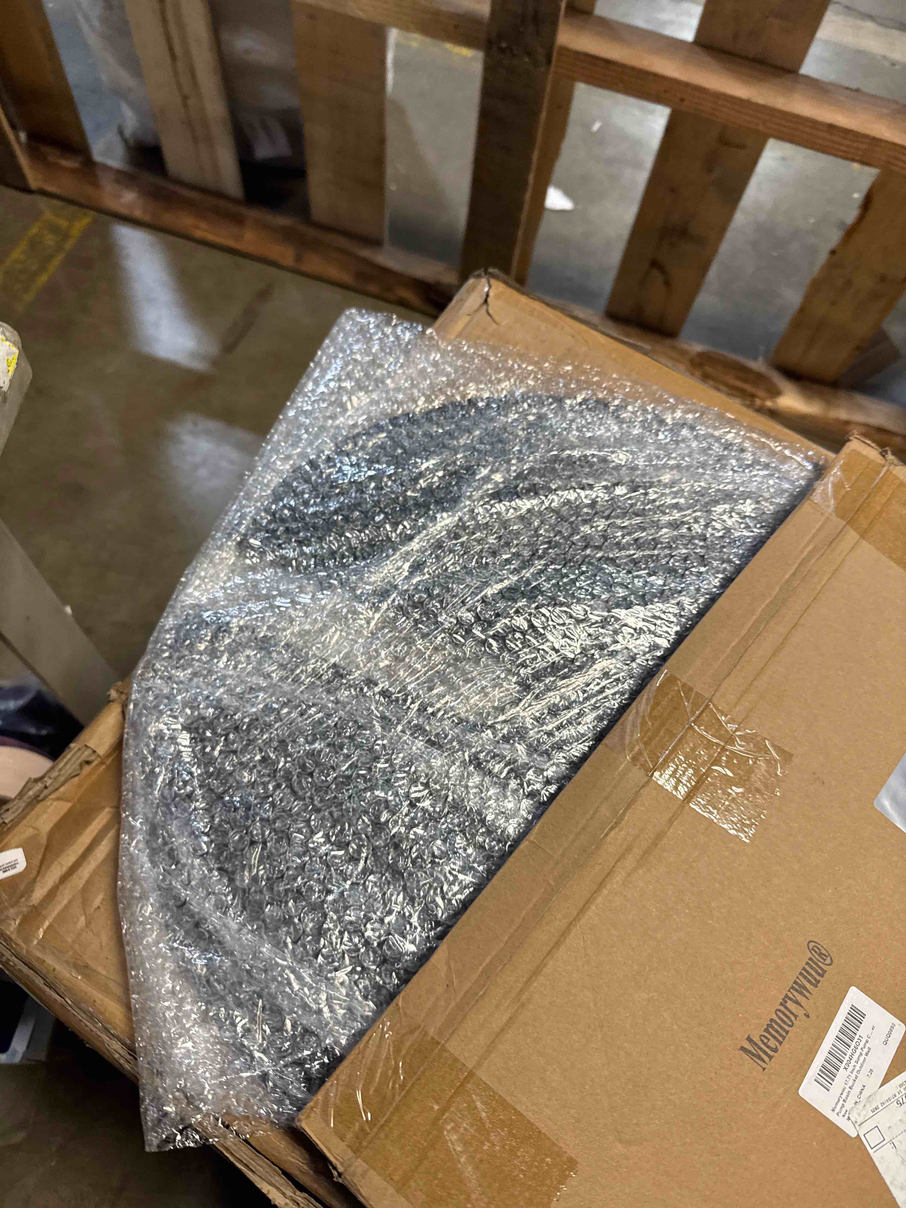 Condition photo showing New/Like New for 17.71 Inch Sump Pump Cover Plastic Submersible Sump Basic Cover Black Septic Tank Lid for Water Pump Basin Bucket Outdoor Well (Side Notch) 17.71 Inch Side Notch