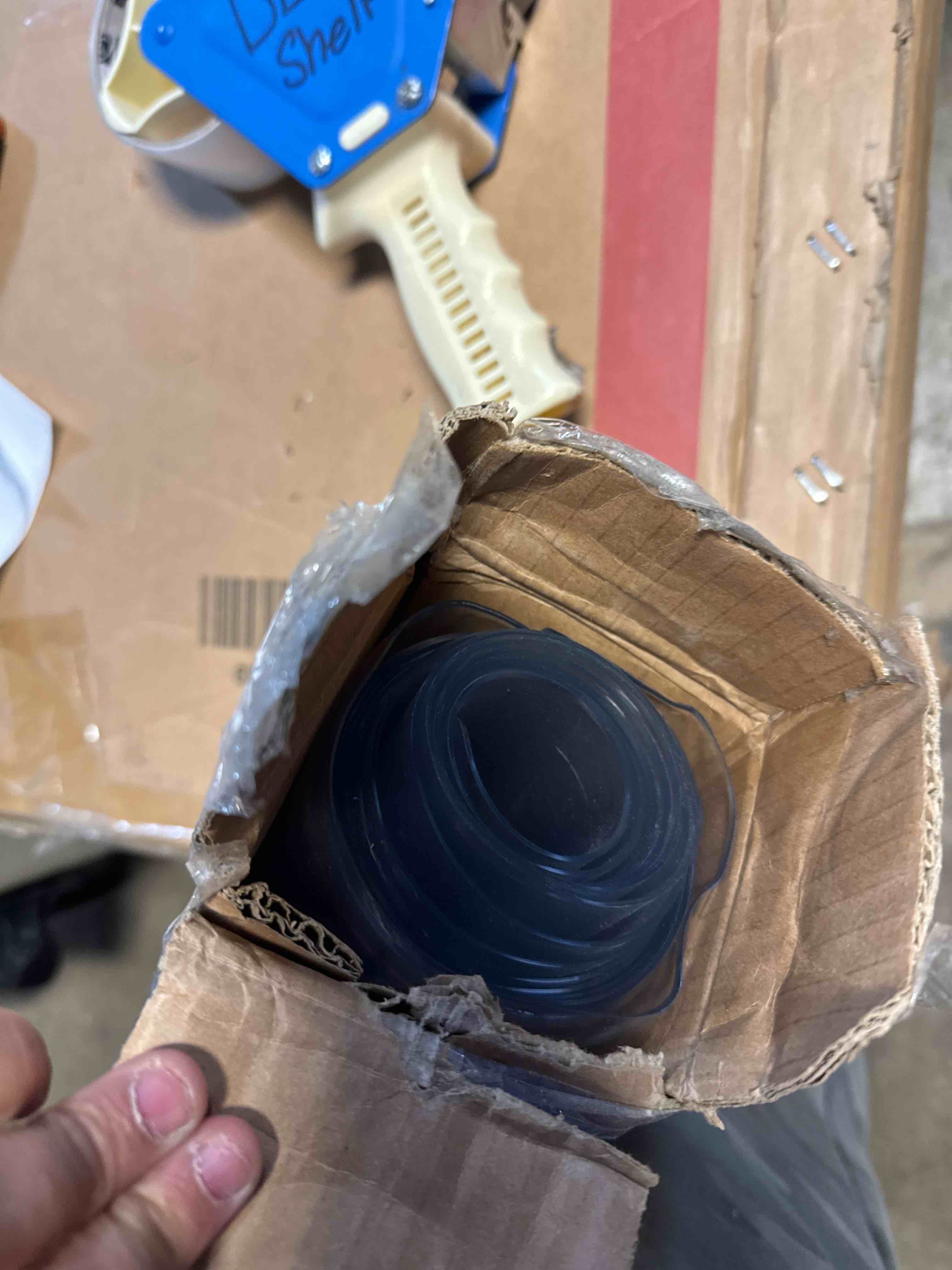 Condition photo showing New/Like New for Kate Transparent PVC Reflection Floor Mat - 5x10ft Clear Reflective Photography Backdrop, Durable Table Cover Protector for Studio, Waterproof and Scratch-Resistant Plastic Mat