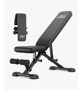 FLYBIRD Adjustable Weight Bench, ASTM-Certified 800LBS Workout Bench Foldable for Home Gym, 90° to -30° FID and 30in Extended Backrest for Bench Press Strength Training Exercise ( Similar to one in stock)