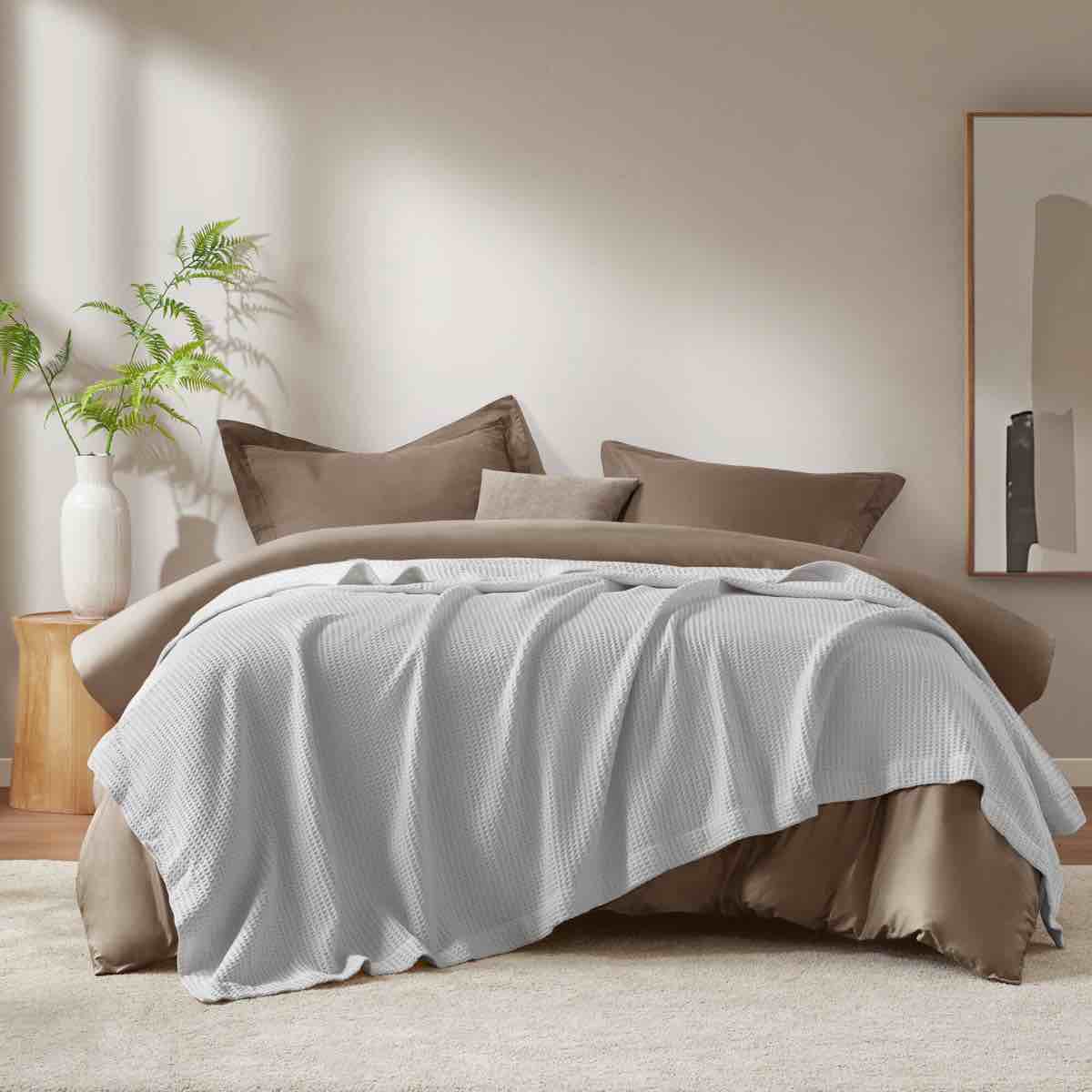 Waffle Weave 100% Cotton Blanket