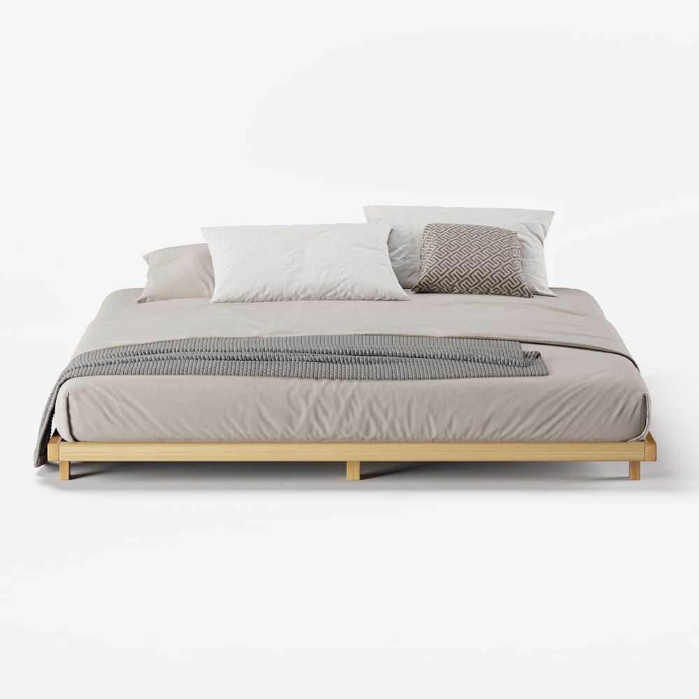 Japanese Style Floor Bed Bed Frame Bedroom