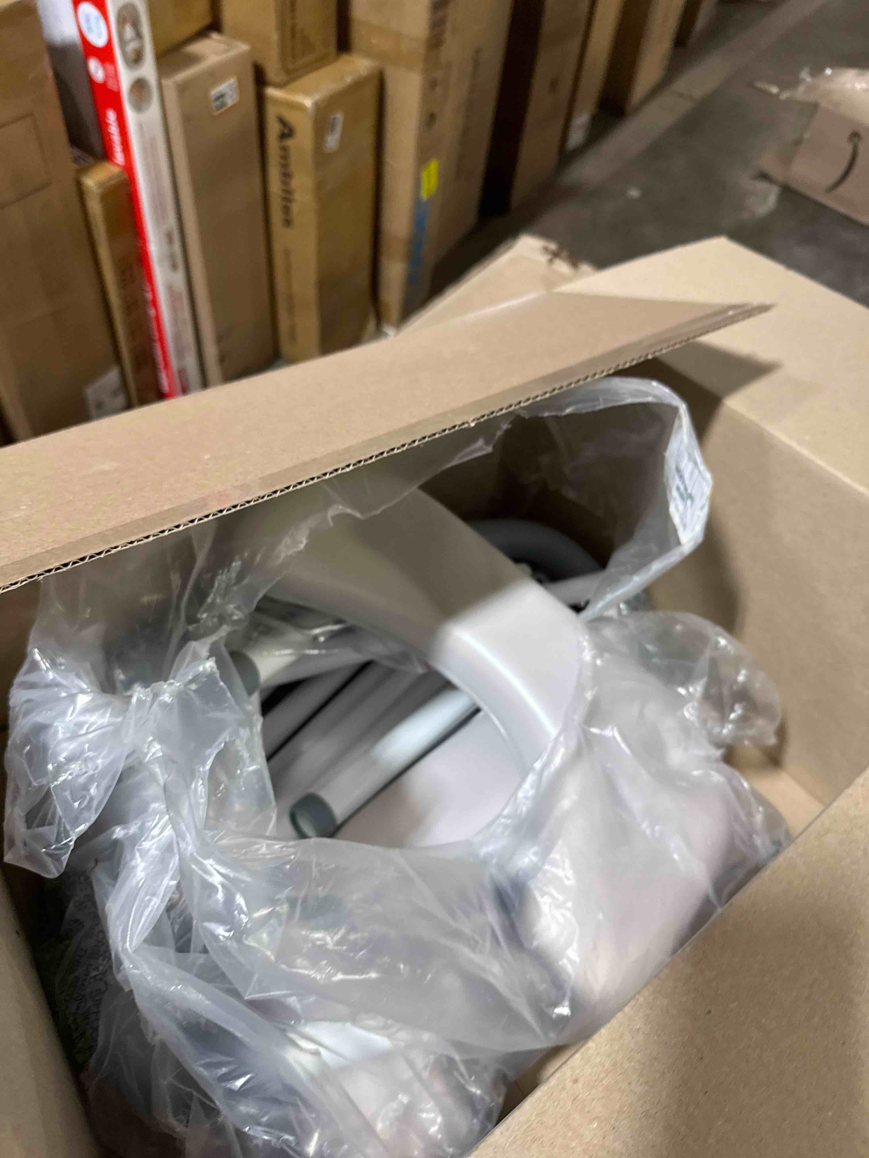 Condition photo showing Good Condition for Raised Toilet Seat with Handles - Width Adjustable Elevated Toilet Seat Riser, 400 lbs Toilet Seat Riser for Seniors, Handicap and Disabled, Fit Any Toilet