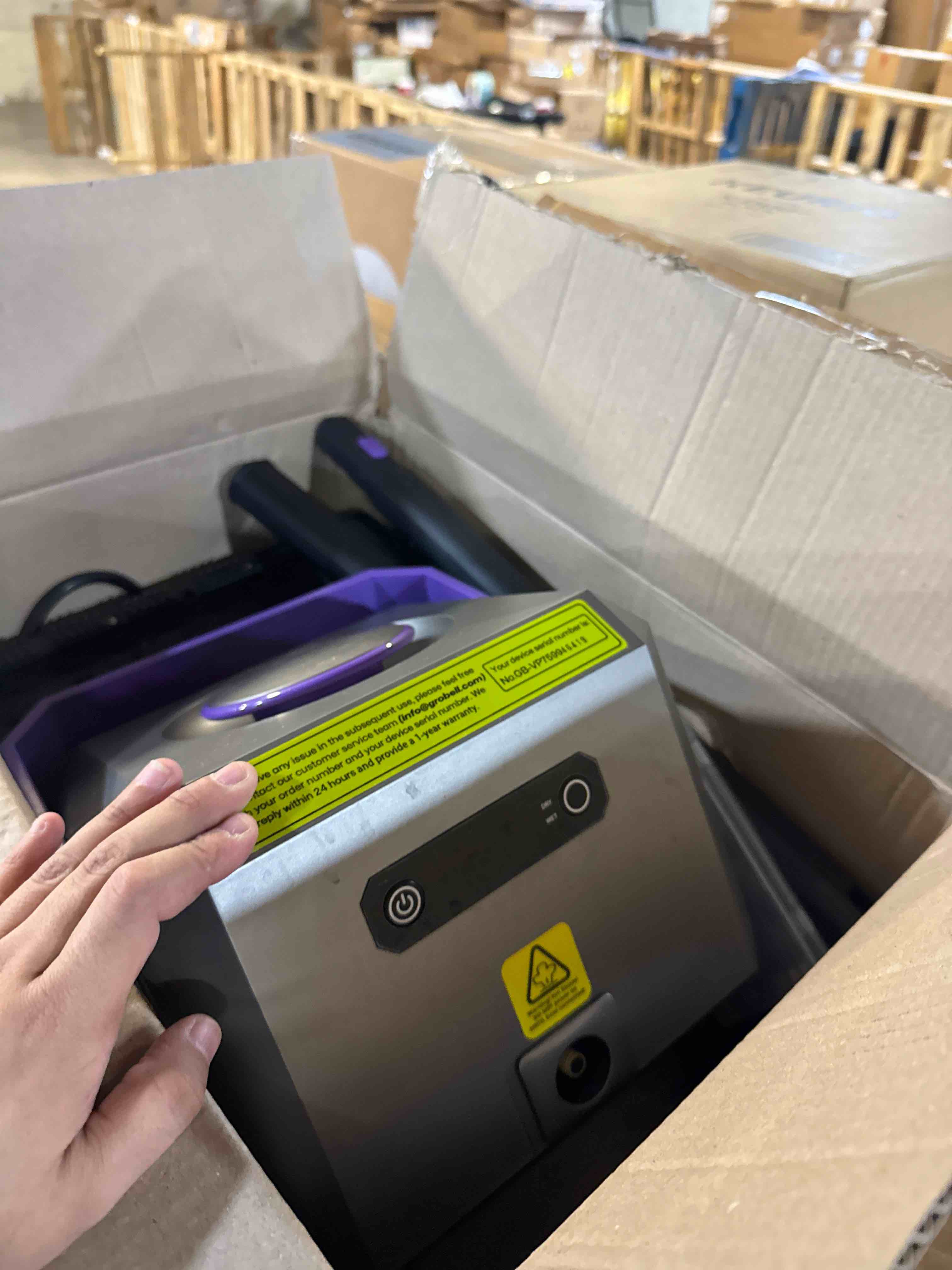 Condition photo showing Good Condition for Canister Steam Cleaner: 50-Sec Heat-Up, 0.6 Gal Tank Refill Anytime (Non-Pressurized), 1650W, 60 PSI, 21-Pcs Kit, Dry/Wet Modes, Detachable Hose for Tile Grout Furniture Floor Car Cleaning Gray ( Used)