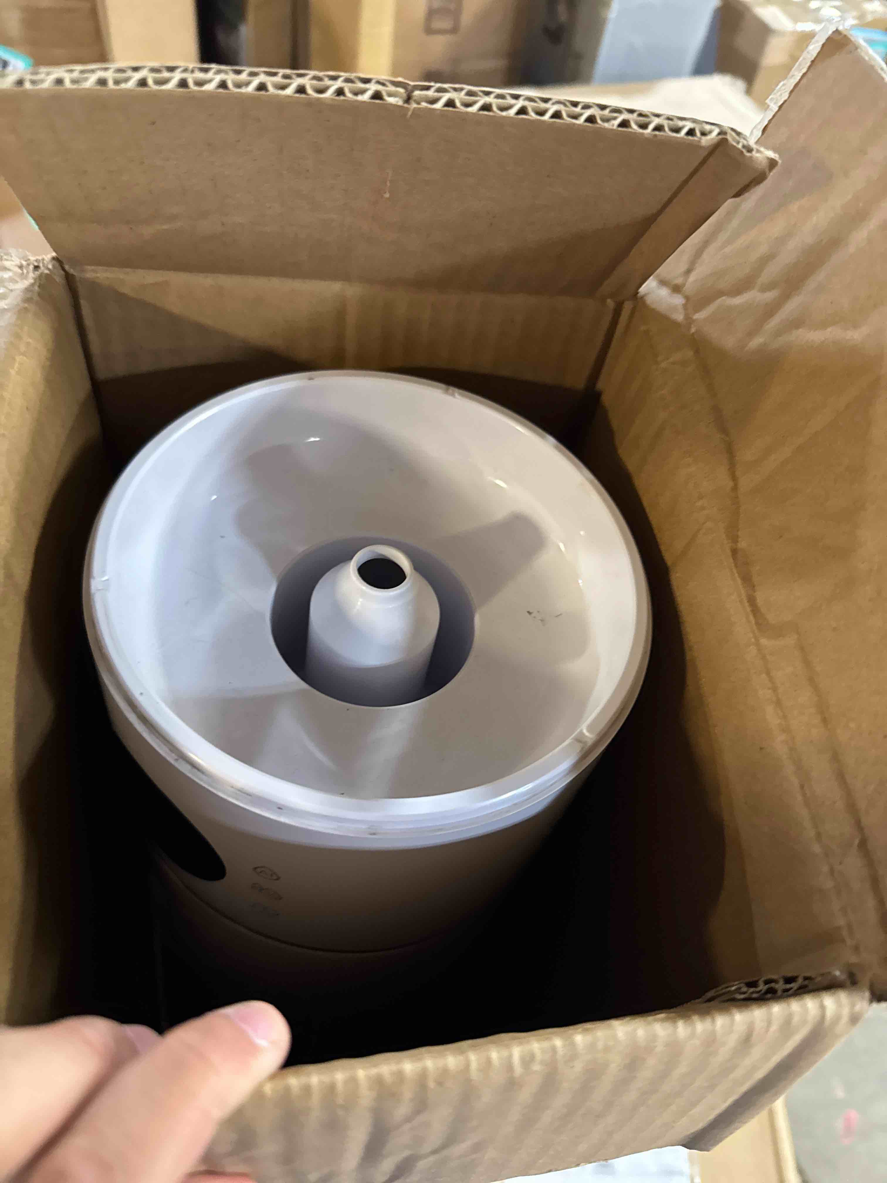 Condition photo showing As Is for JRD Humidifier Large Room 8L/ 2.1Gal, Ultrasonic Cool Mist for Bedroom, Quiet Humidifier with Remote Control, 10 Mist Modes, 24H Timer, Night Light, AI Mode, 40H Run for Home Office Baby Pets Plants