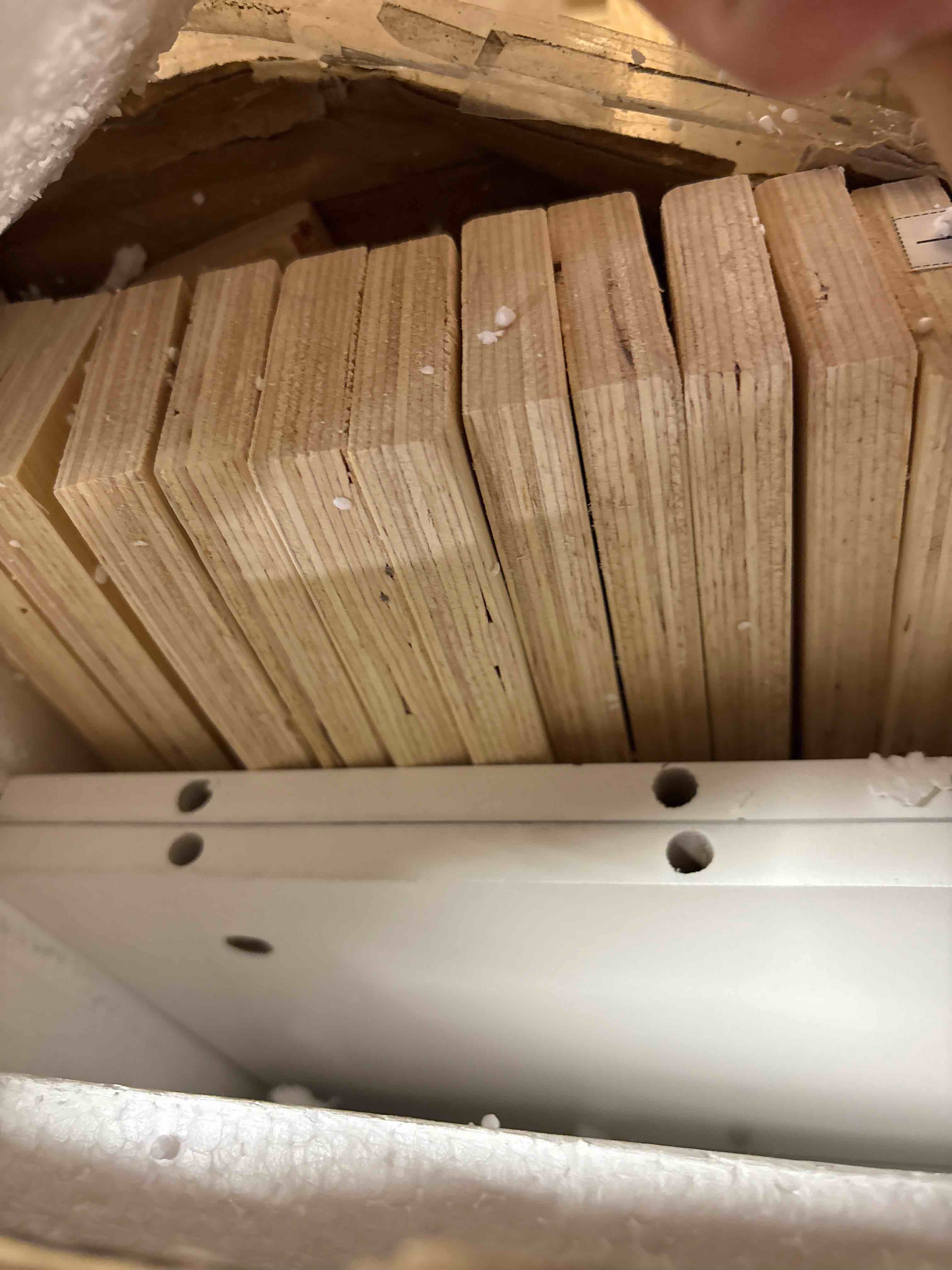 Condition photo showing Good Condition for Full Low Loft Bed With Desk, Storage & Doodle Whiteboard, BOX 2 OF 2 ONLY*