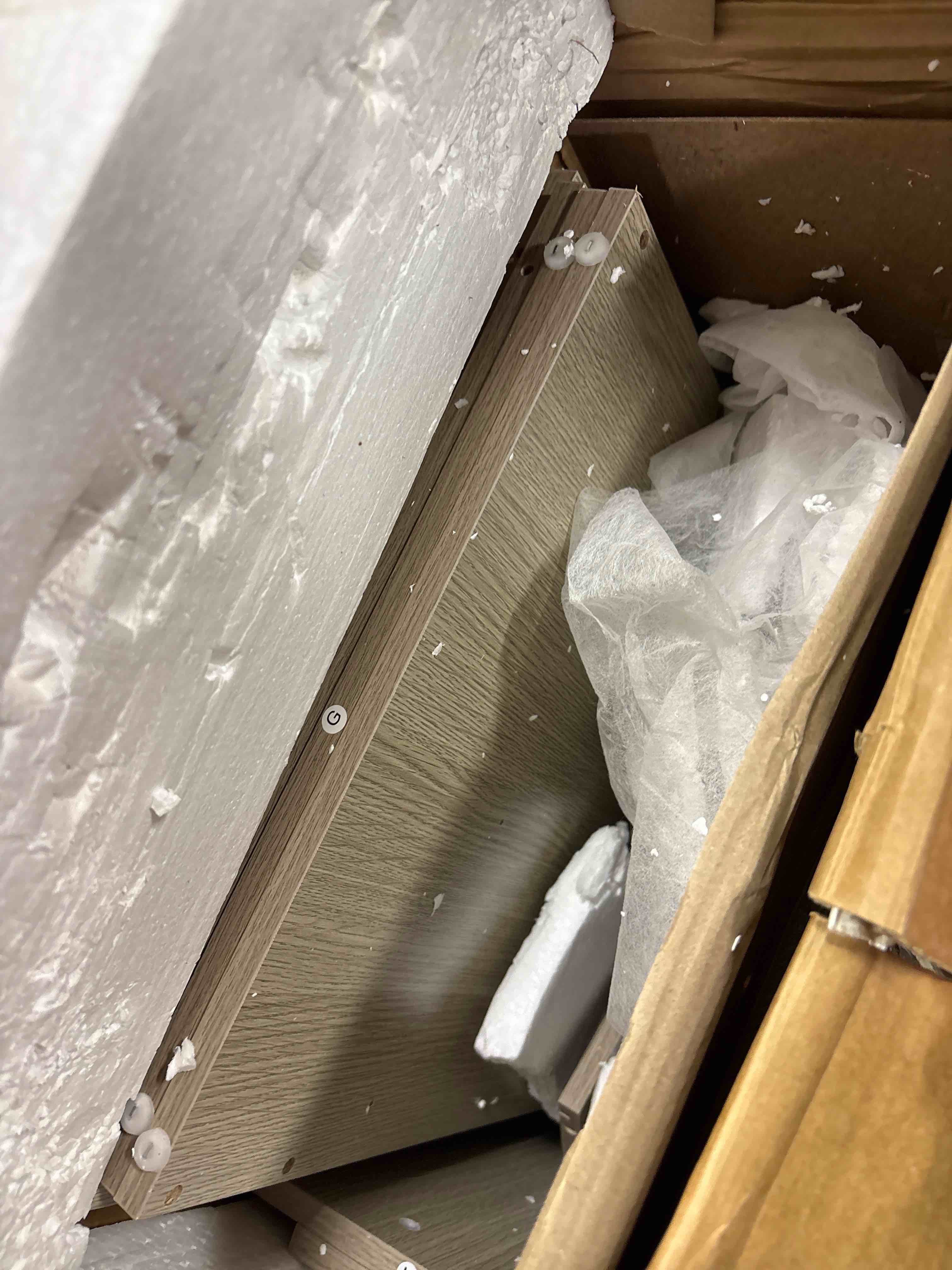 Condition photo showing Good Condition for 76.5"-118" W Closet System with 4 Hanging Rods and 3 Drawers