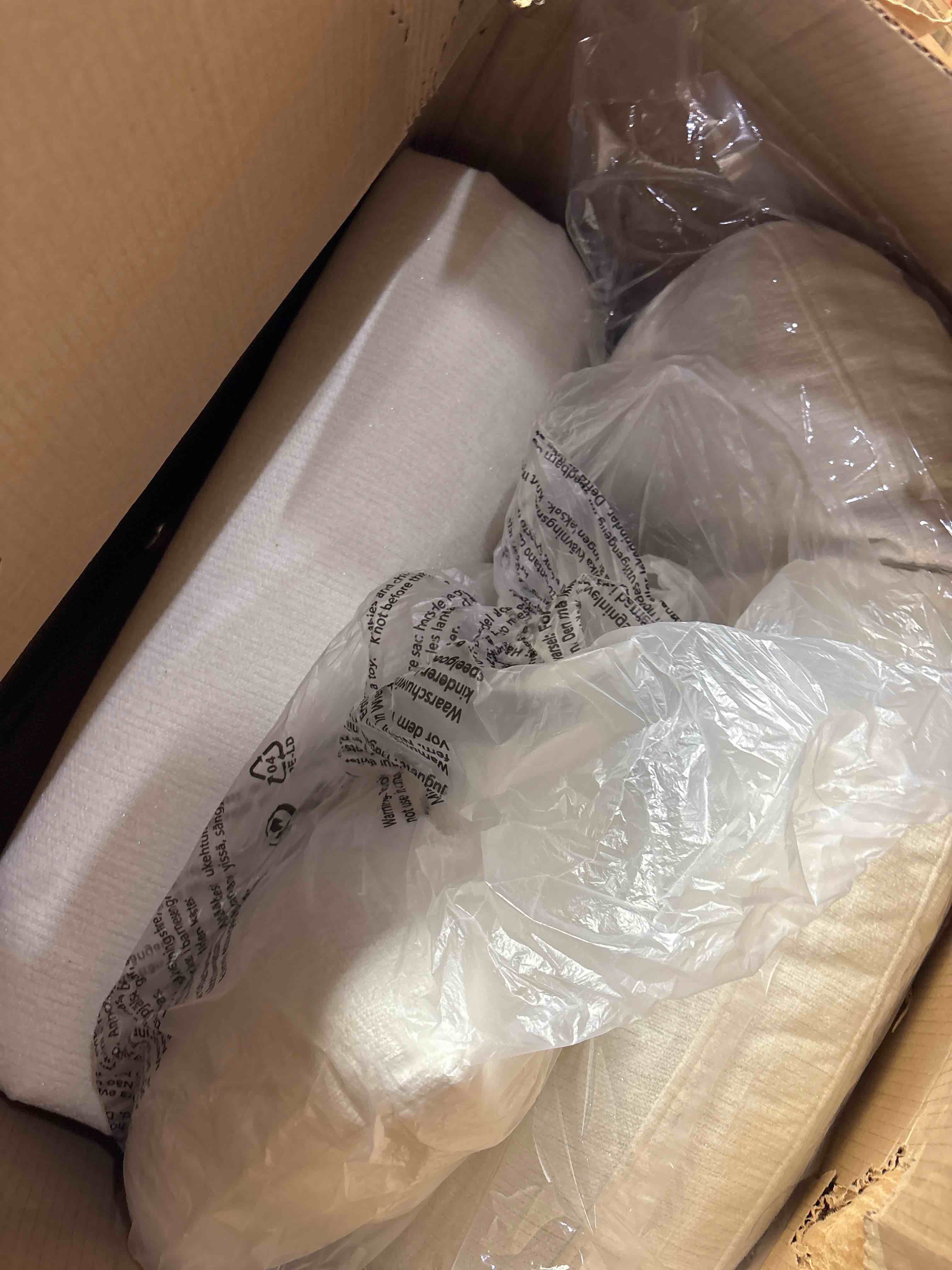 Condition photo showing Good Condition for Mid Century Oversized Large Two Seater Sofa, BOX 1 OF 2 ONLY, PILLOWS AND ARMREST ONLY*