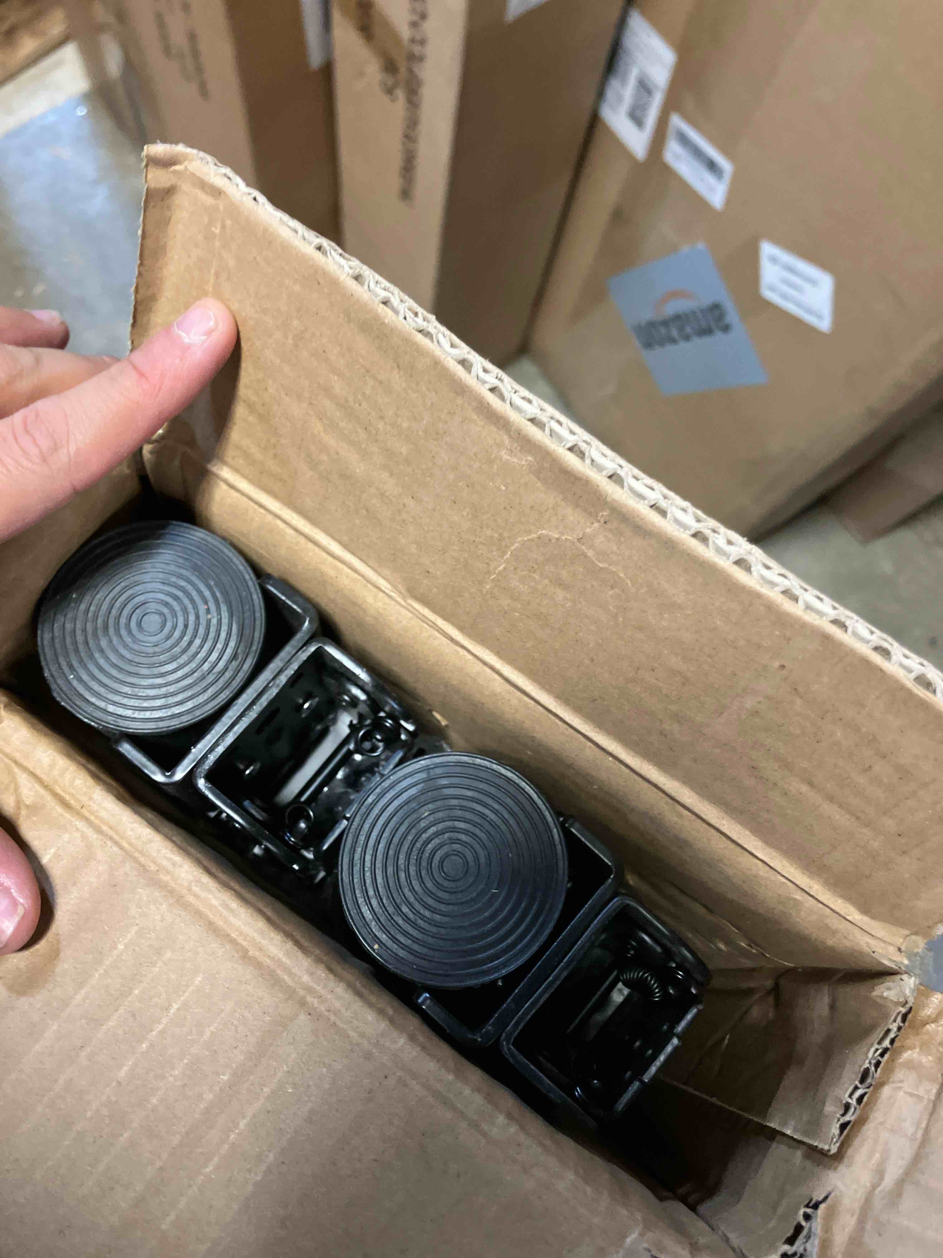 Condition photo showing New/Like New for DorBuphan Folding Metal Table Legs 4 PCS, 28.7" Height Industrial Modern DIY Desk Legs, Heavy Duty Steel DIY Furniture Legs for Home, Kitchen, DIY Tables and Desks