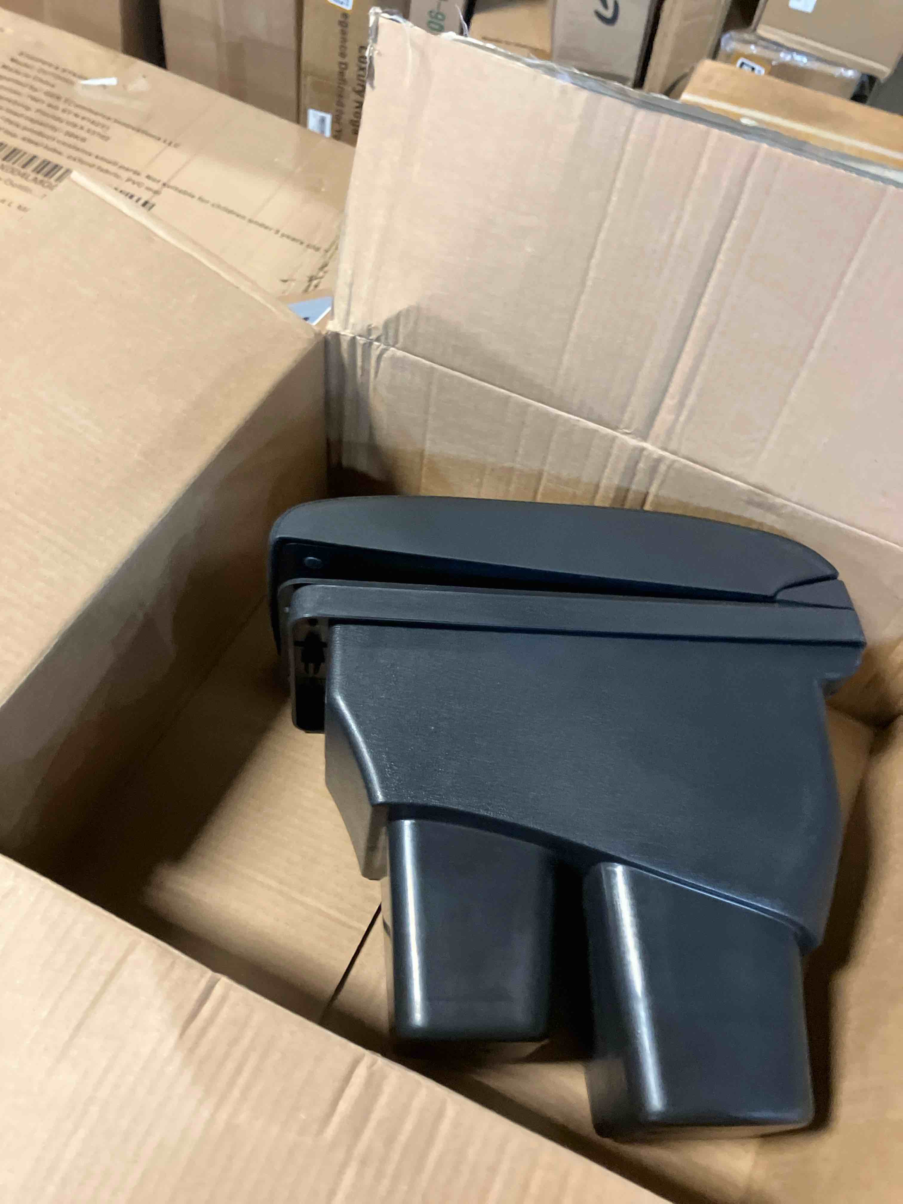 Condition photo showing Good Condition for AULPHIKE Compatible with Nissan Note Armrest E-Power Car Center Console Organizer Armrests Double Layer Storage with 3 USB?Black?