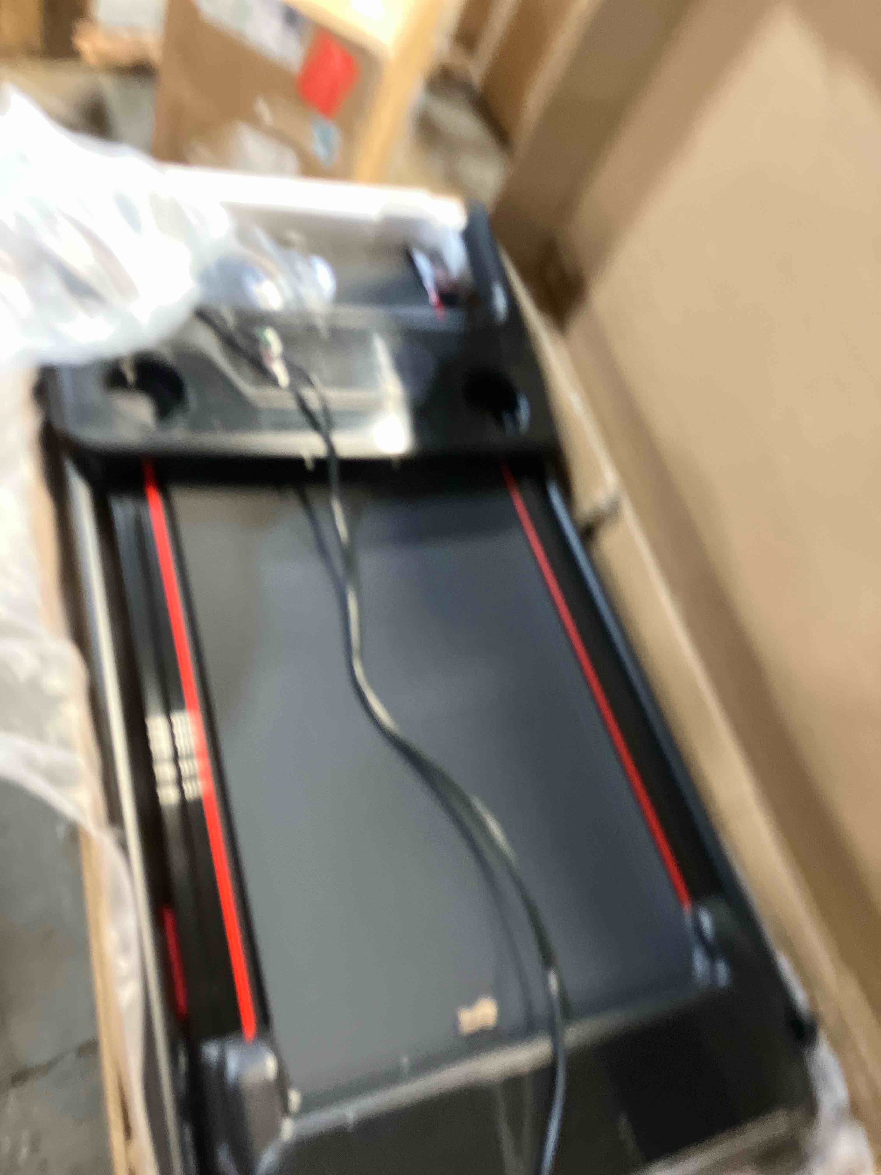 Condition photo showing Good Condition for Treadmill with 8% Incline, Walking Pad Treadmill with Handle Bar, Portable Folding Treadmills for Running and Walking, 3.0HP Brushless Motorized, 5 Layers Shock-Absorbing