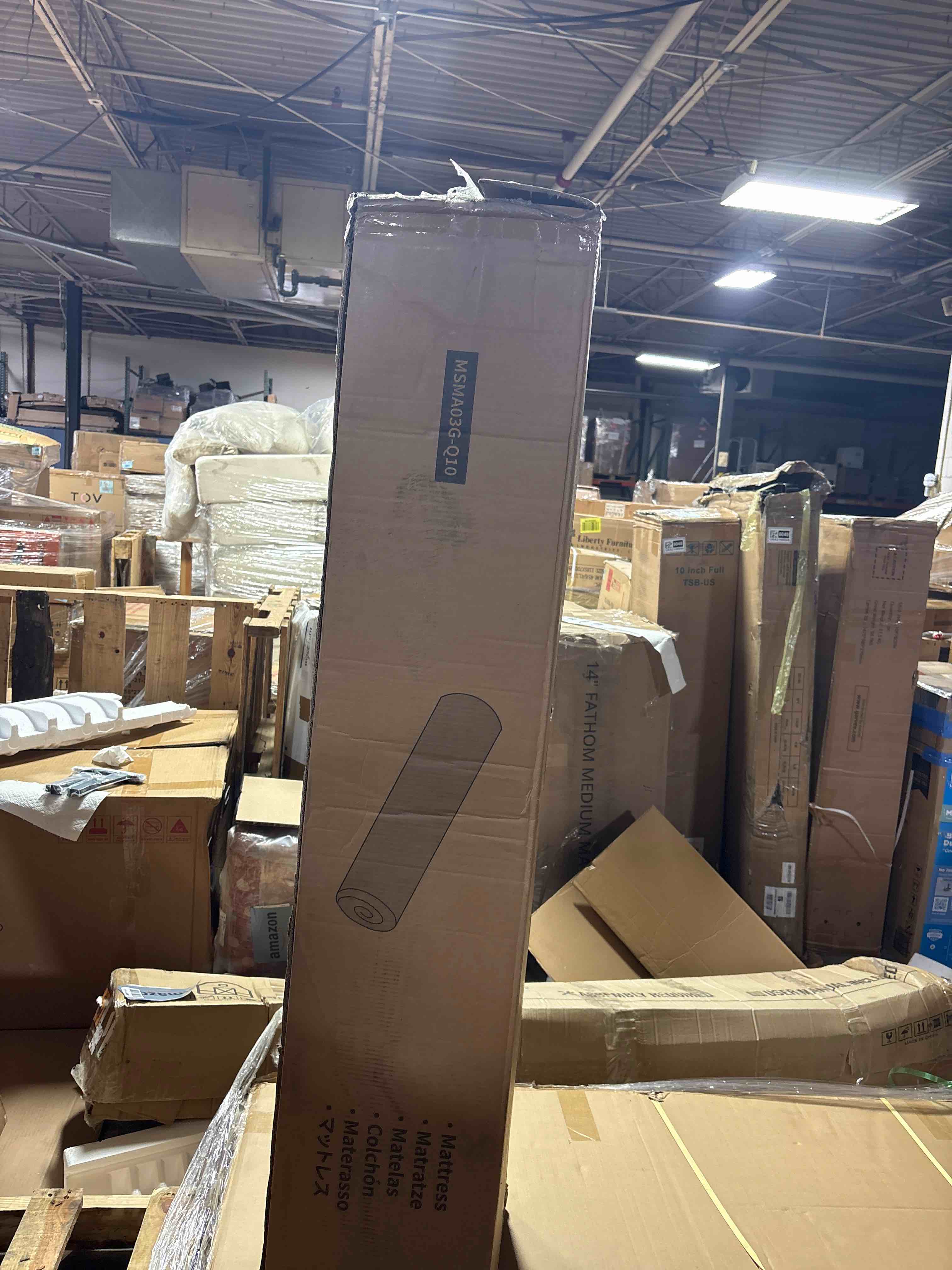 Condition photo showing New/Like New for Marsail 10 Inch Queen Size Mattress, Cooling Gel Memory Foam, Fiberglass Free Breathable Cooling Bed Queen Mattress, Medium-Firm in A Box