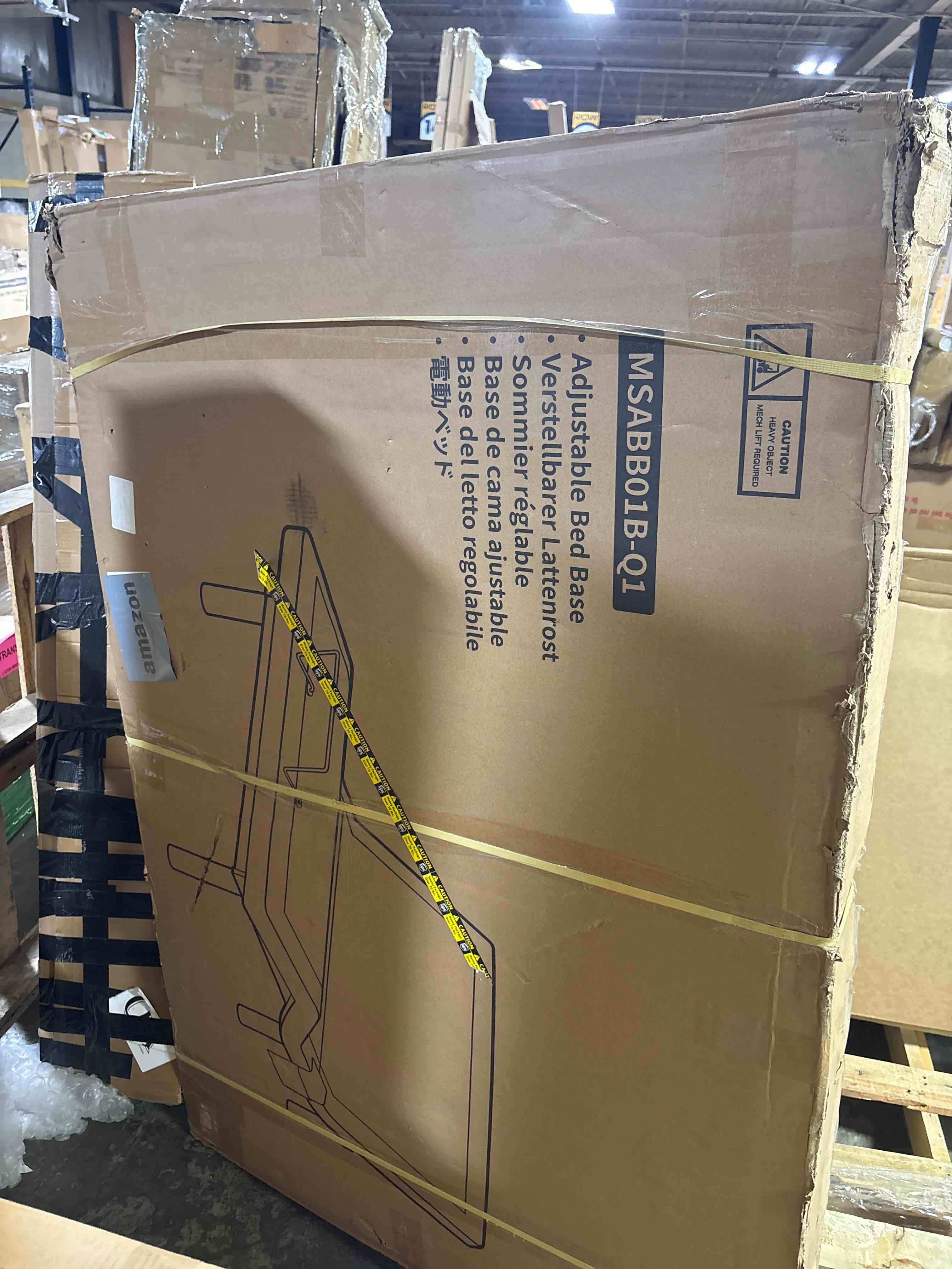 Condition photo showing New/Like New for Marsail MS01 Full Adjustable Bed Base Frame, Adjustable Bed Base- Queen