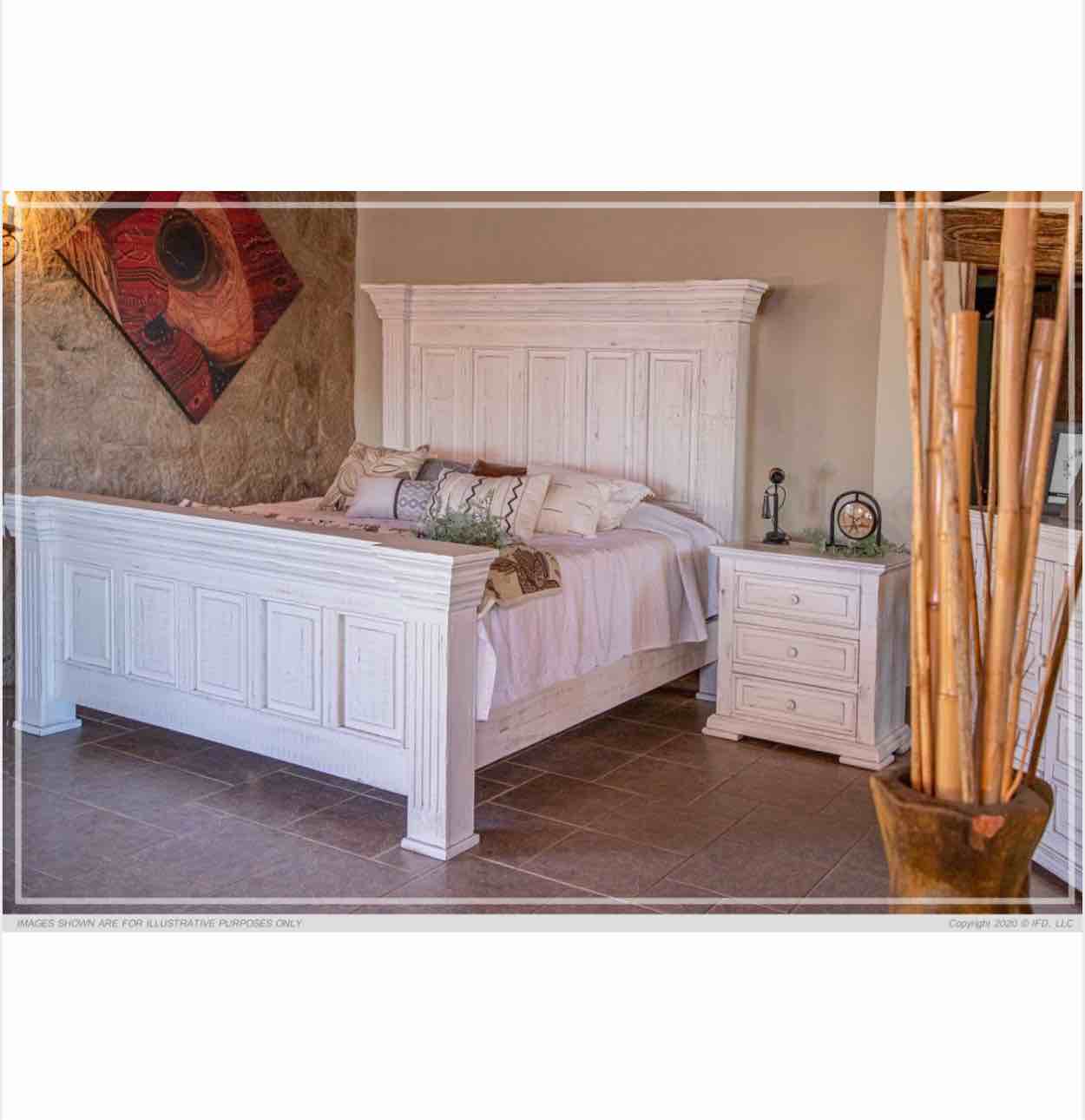 Condition photo showing Good Condition for Roseland Panel Headboard-King by Birch Lane