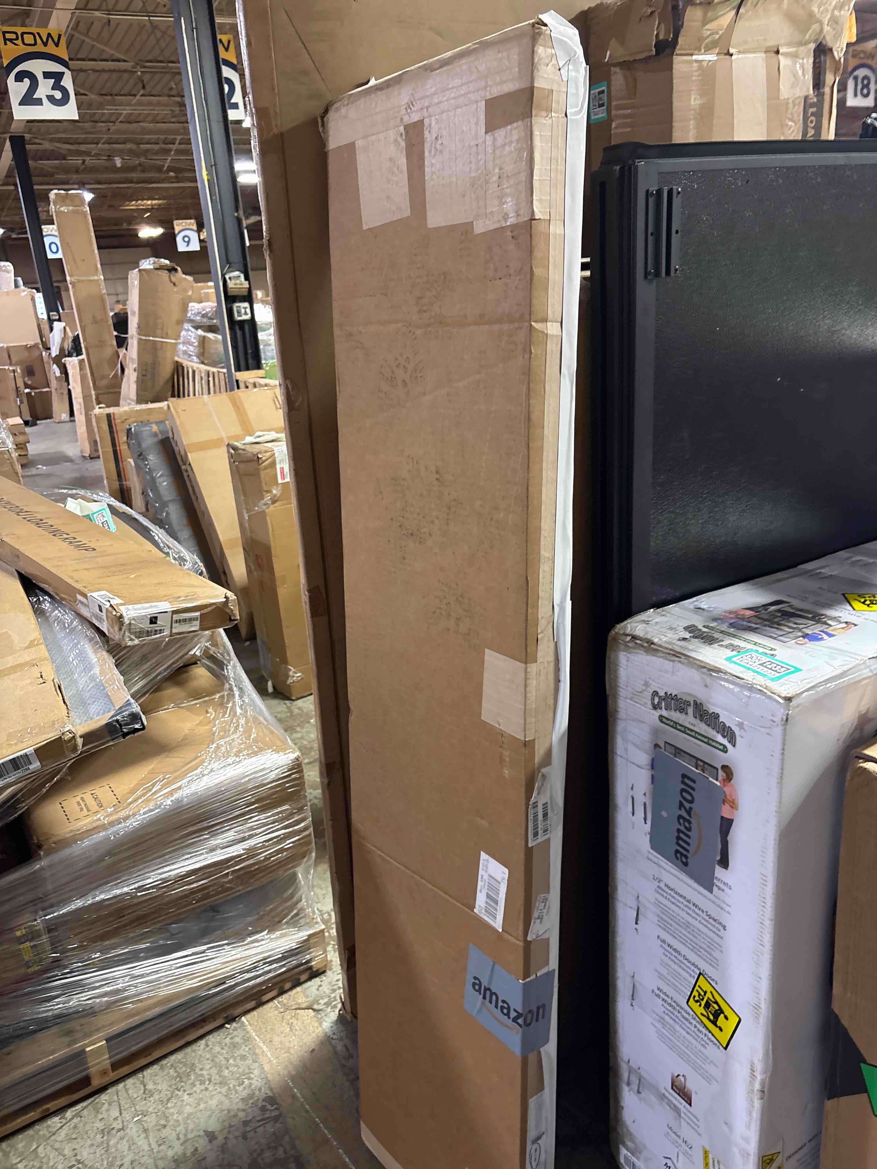 Condition photo showing Good Condition for Prepac 60" Contemporary Wall Mounted Coat Rack, Coat Hooks Wall Mount with 4 Shelves, Ideal for Hallway or Entryway Storage Solution, 11.5"D x 60"W x 16.5"H, Black 60 inches Black