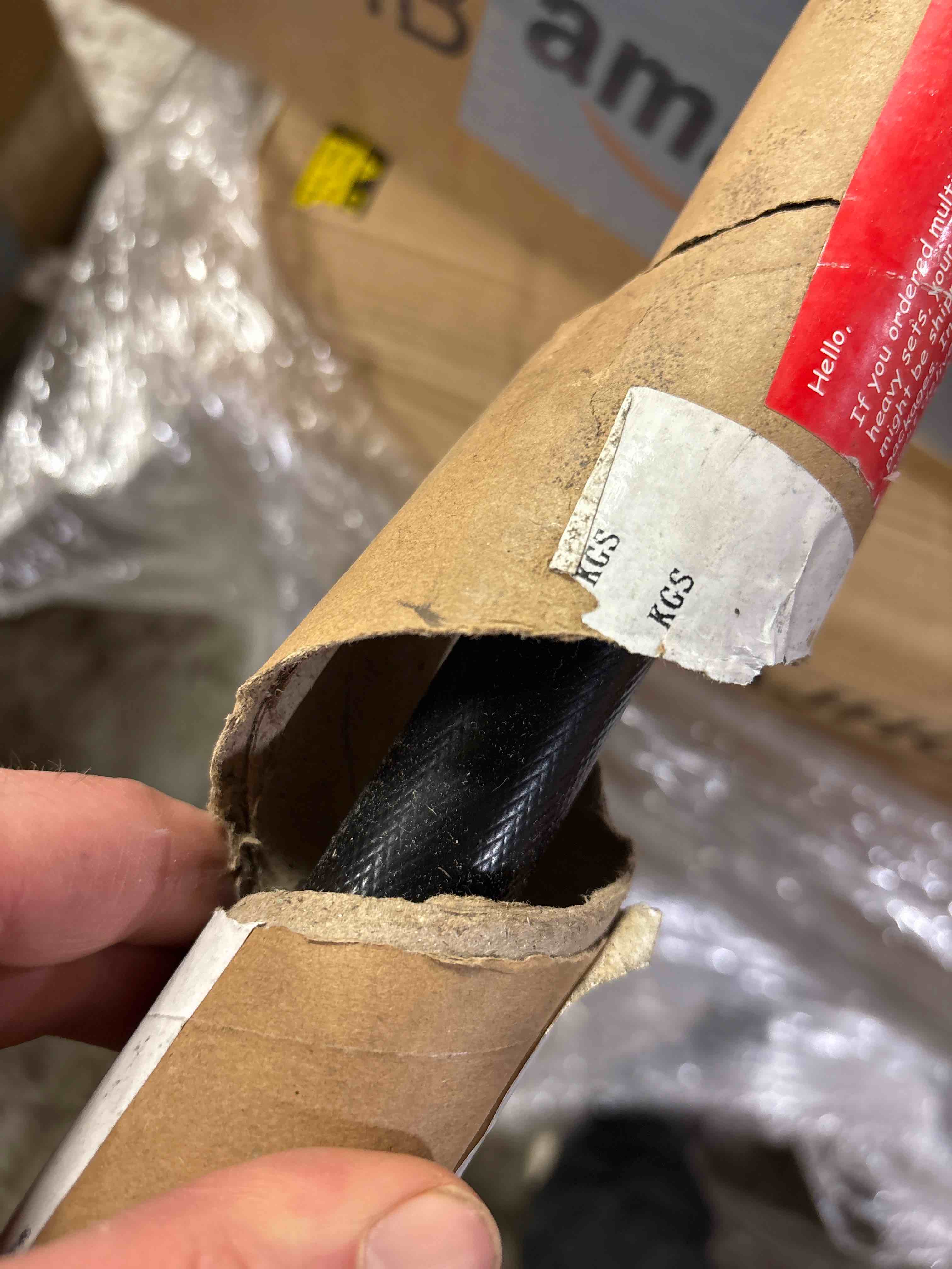 Condition photo showing New/Like New for Barbell Standard Weightlifting Barbell, 300-Pound Capacity