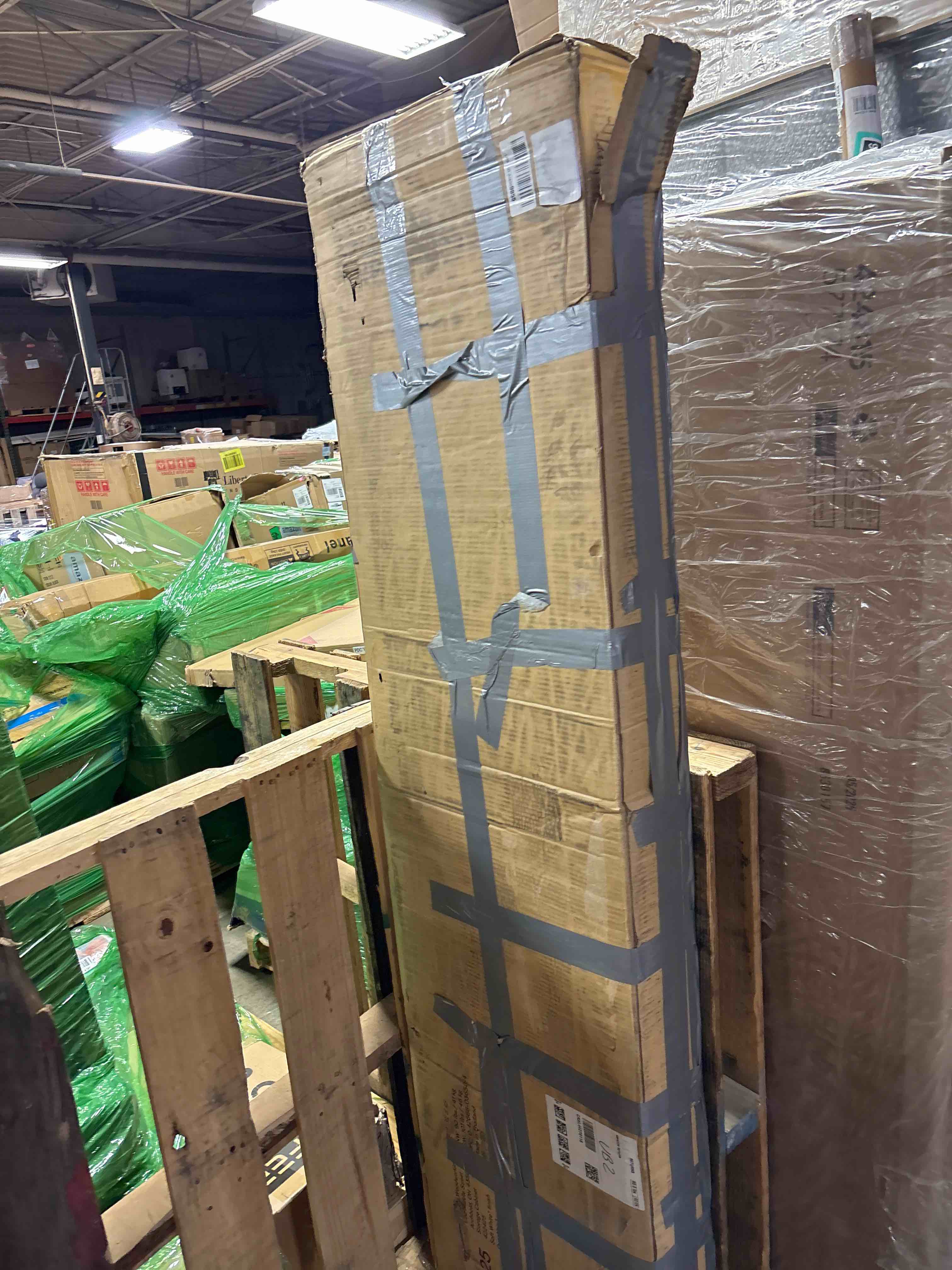 Condition photo showing As Is for Sauder HomePlus Storage Cabinet/ Pantry cabinets, Soft White finish