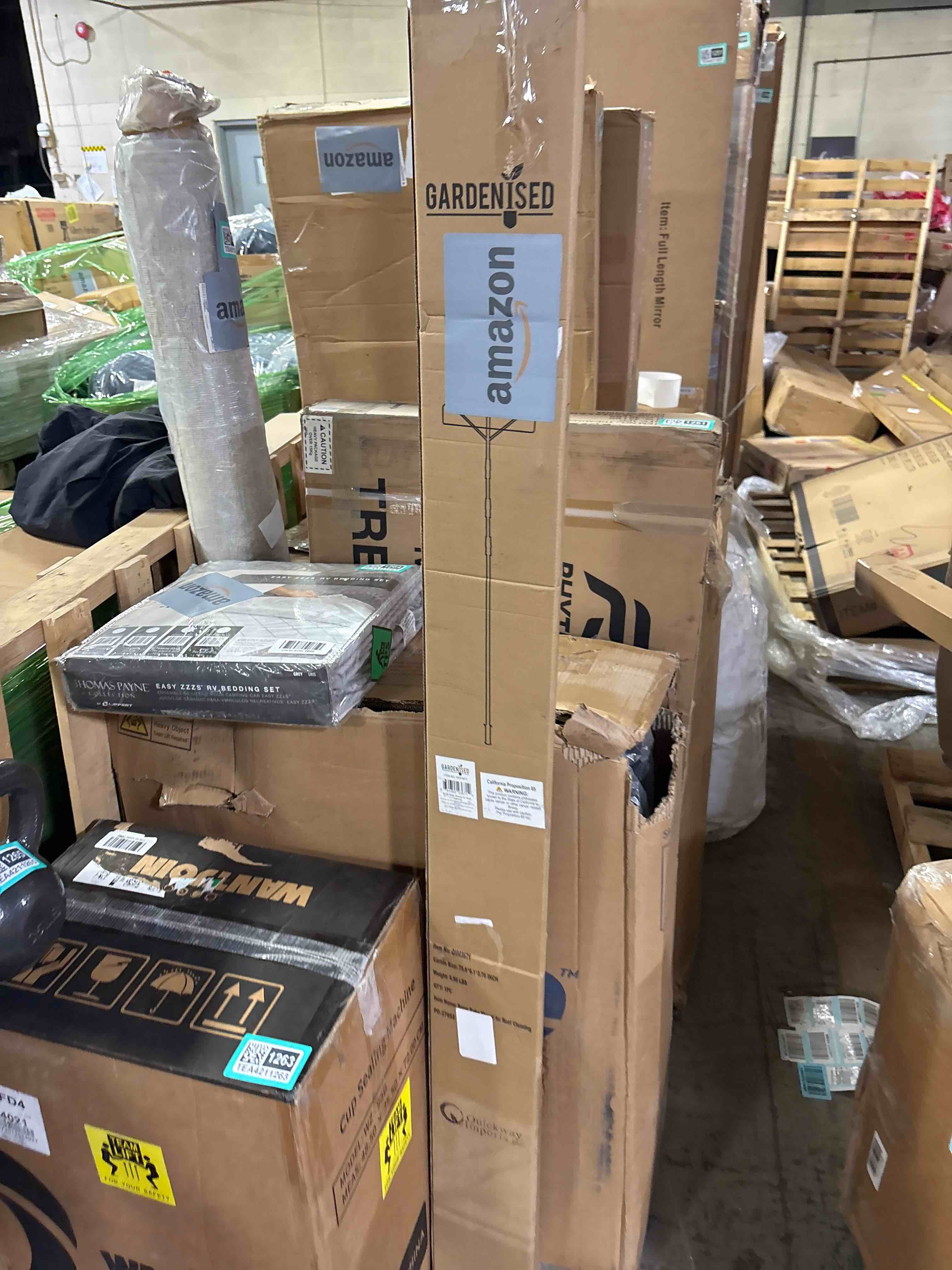 Condition photo showing Good Condition for Snow Rake Shovel  Snow & Leaf Removal Tool & Pusher Scraper with 24” Rolling Blade  5-21’ Extendable Handle & Nonslip