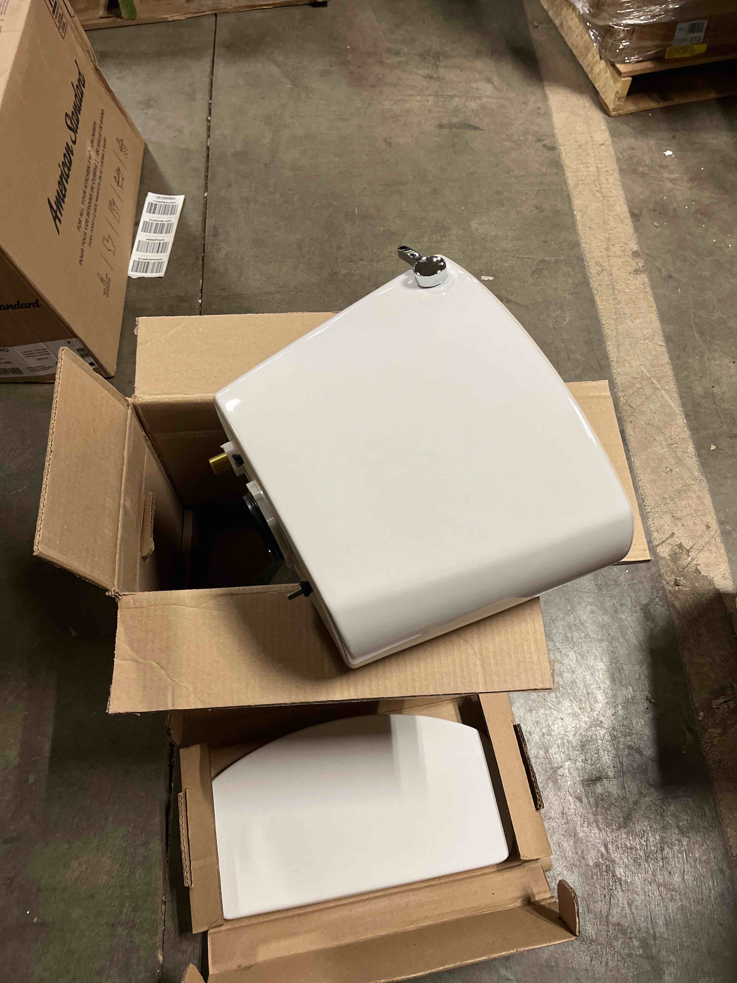 Condition photo showing New/Like New for American Standard Cadet PRO 1.28 gpf/4.8 Lpf 12-Inch Rough Tank